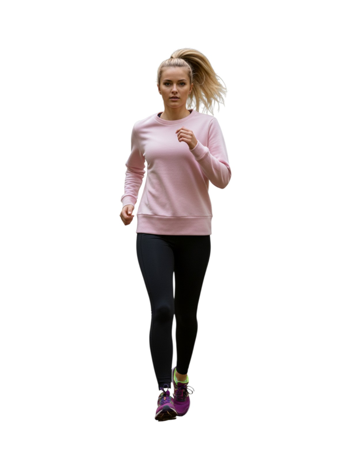 Damen Sweatshirt aus Baumwolle mit Stretch 5
