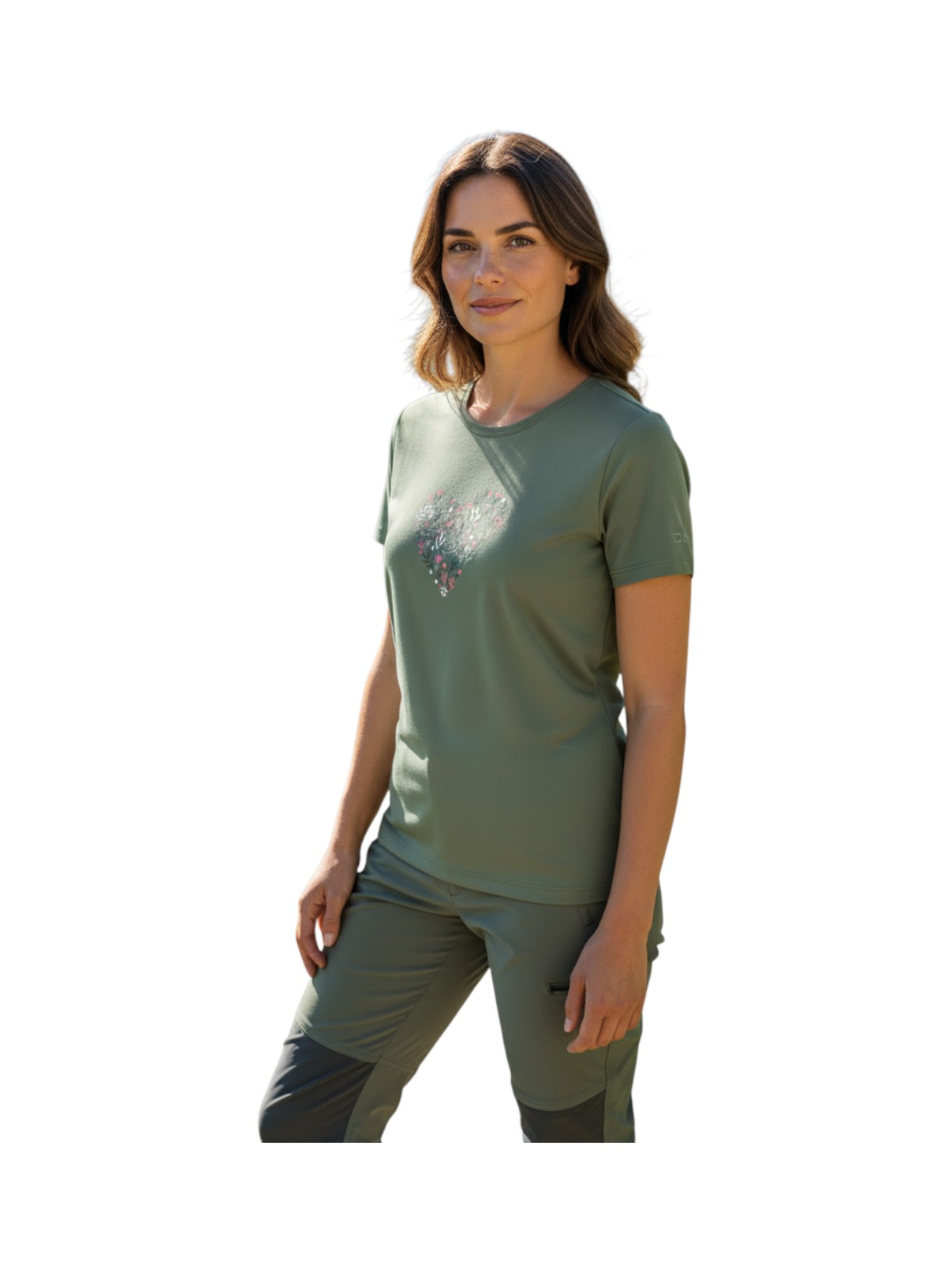 Damen T-Shirt aus Piqué mit Dry Function 5