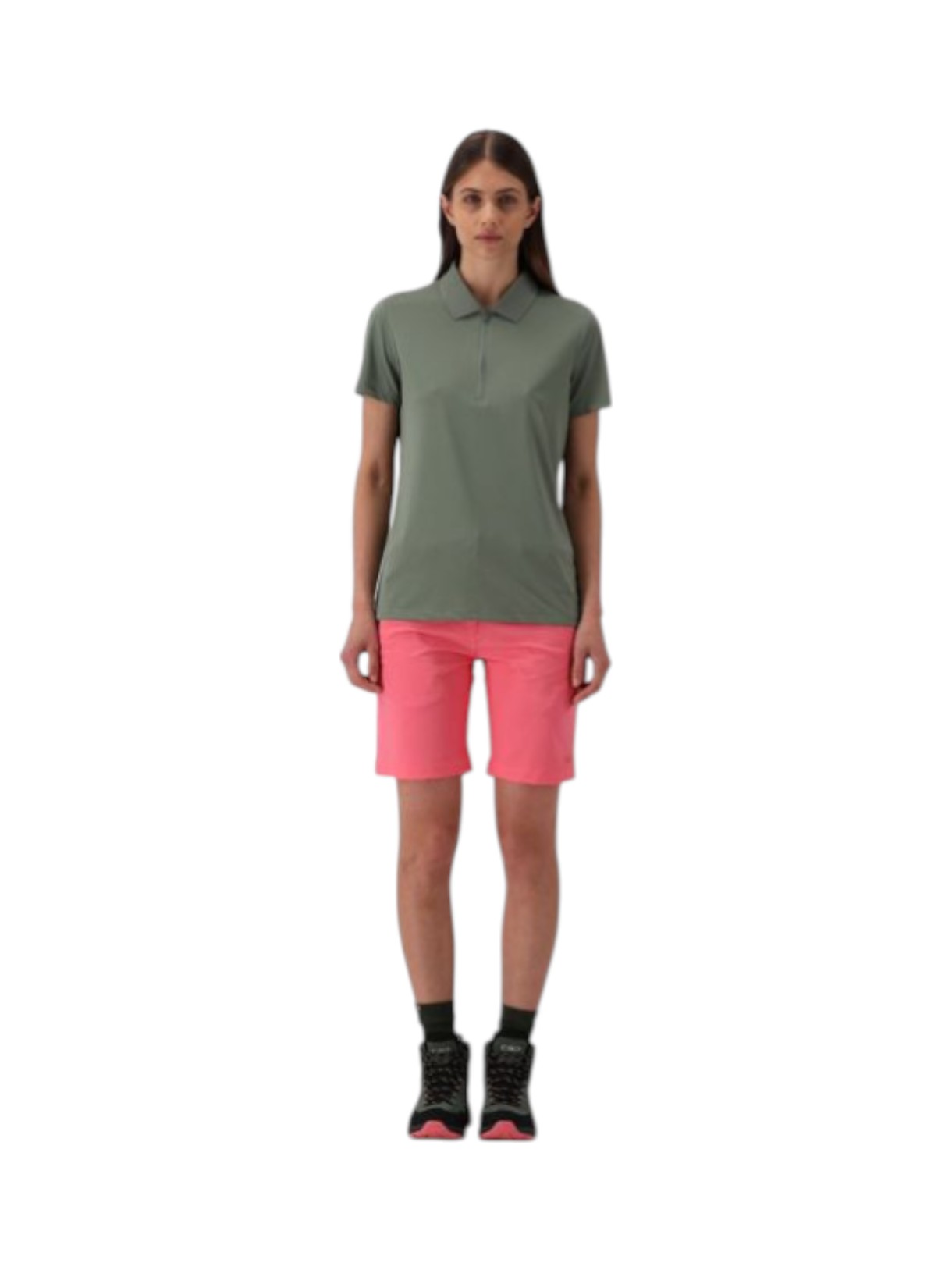 Damen Trekking Bermuda Shorts mit Gürtel und Dry Function 5