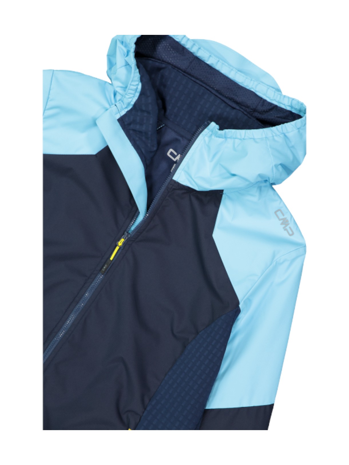 Damen Unlimitech Shell Jacke Clima Protect mit Kapuze blau 5