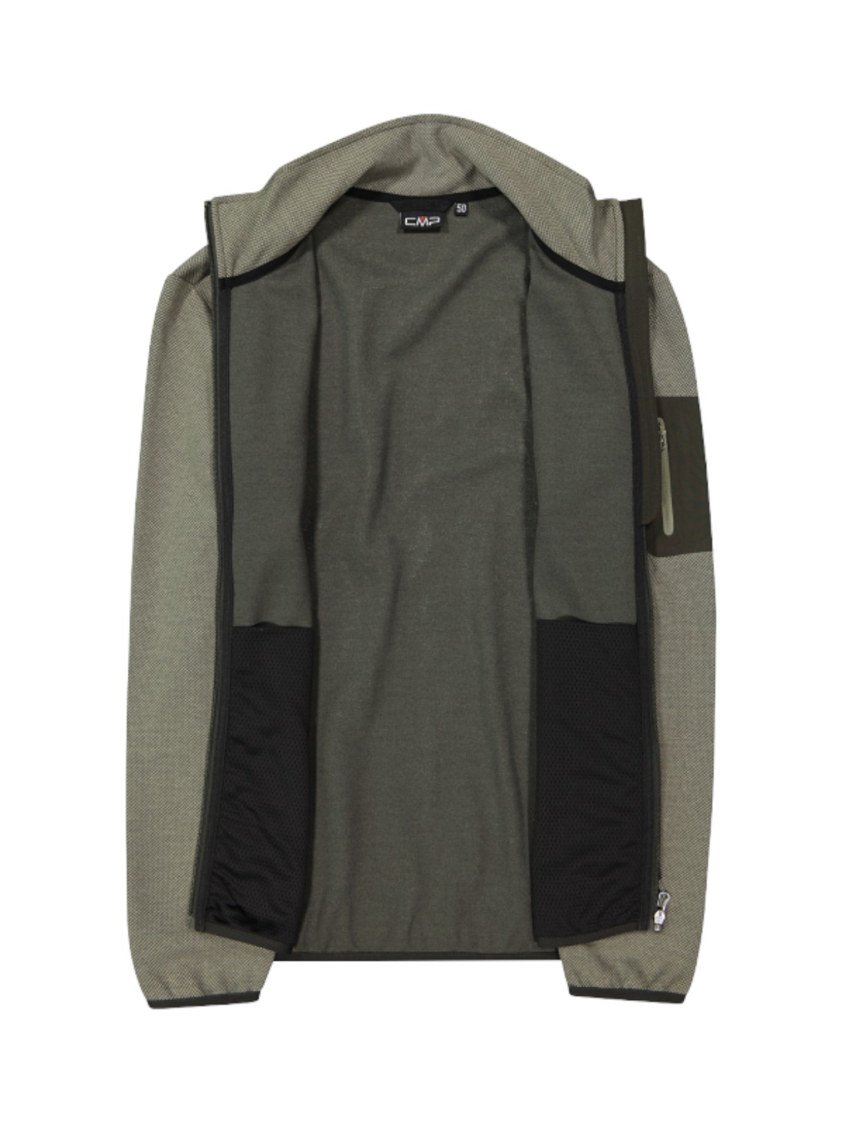 Herren Outdoor Knit-Tech Fleece Jacke 5