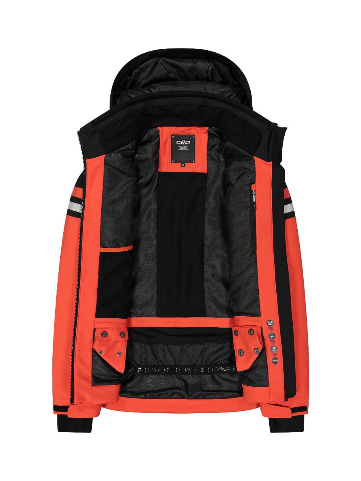 Herren Skijacke aus Twill mit abnehmbarer Kapuze 5