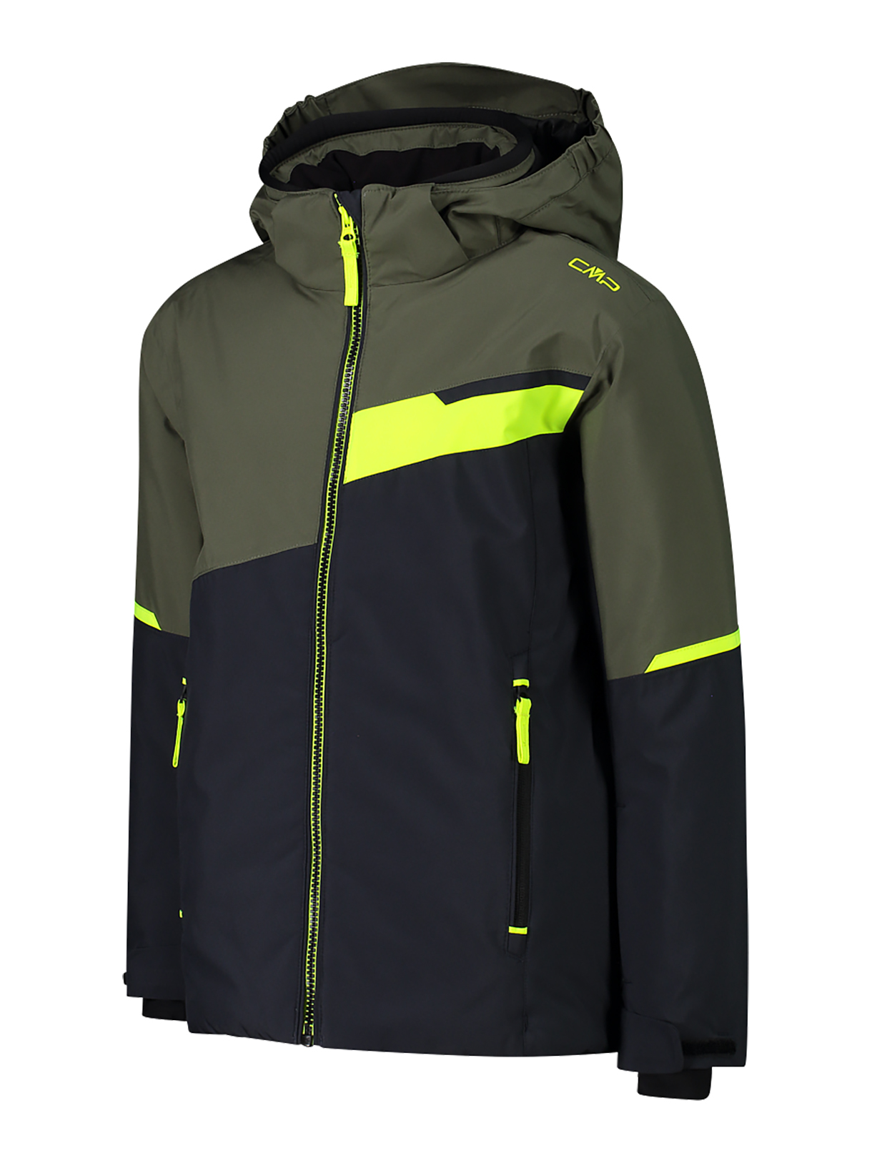 Jungen Skijacke mit abnehmbarer Kapuze 5