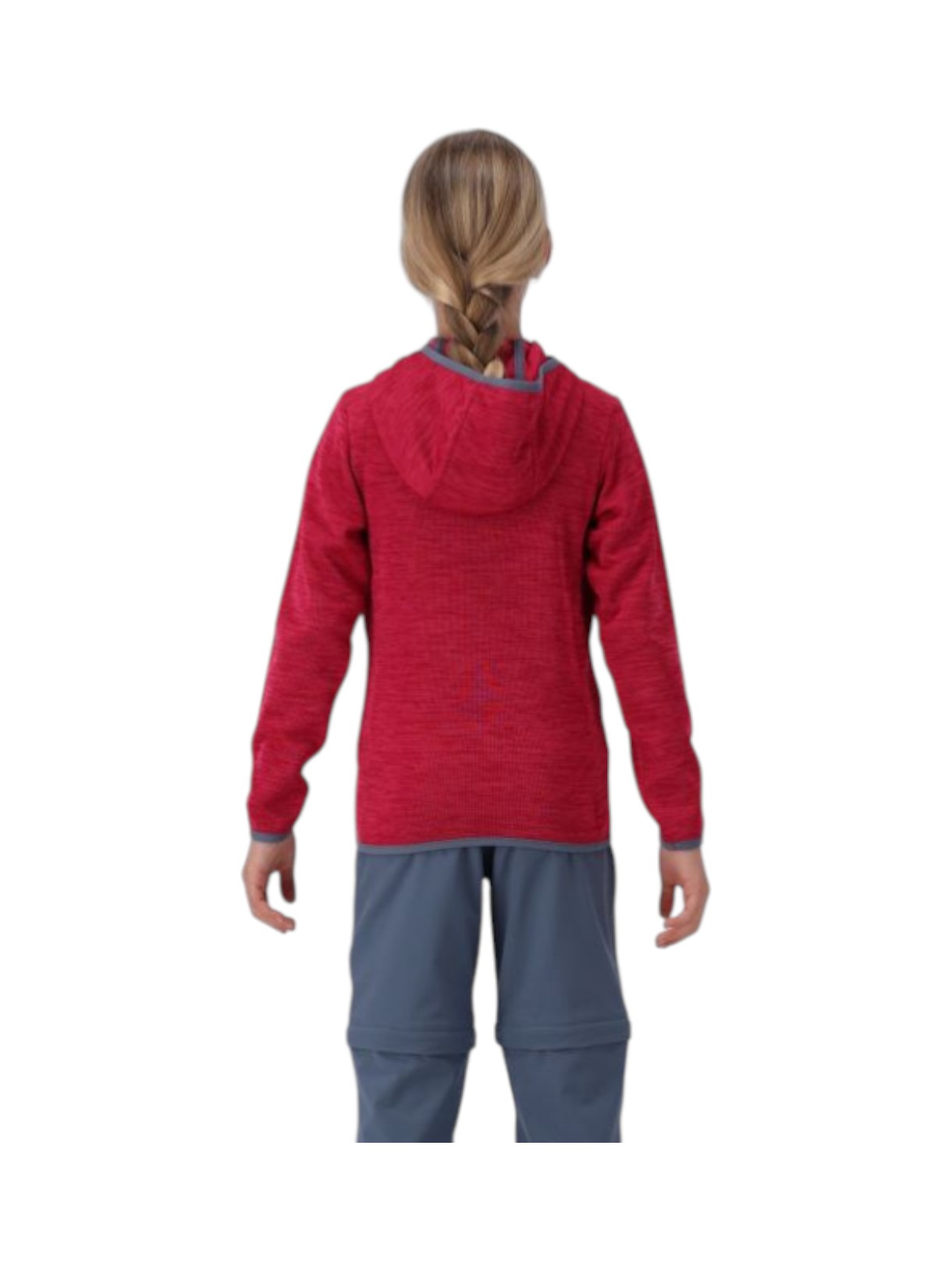 Kinder Outdoor Jacke aus Knit Tech mit Kapuze 5