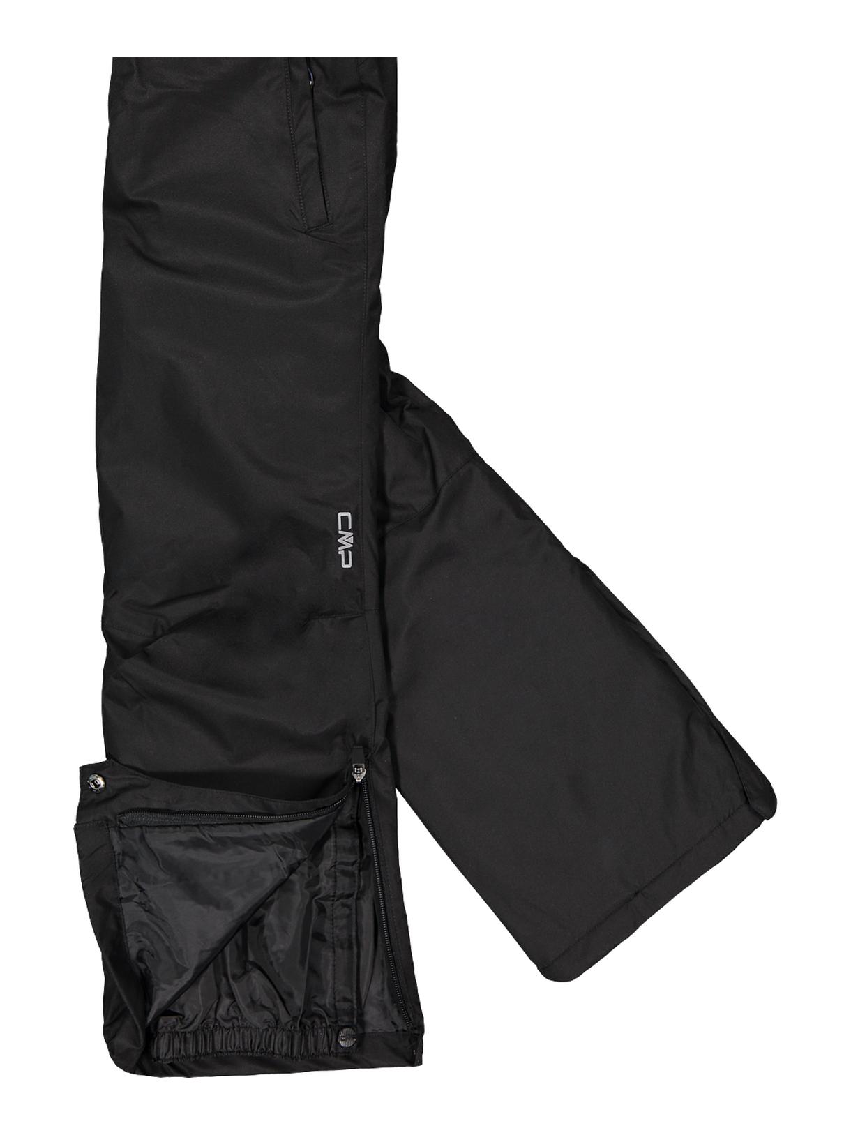 Kinder Skihose Clima Protect mit abnehmbaren Trägern schwarz 5