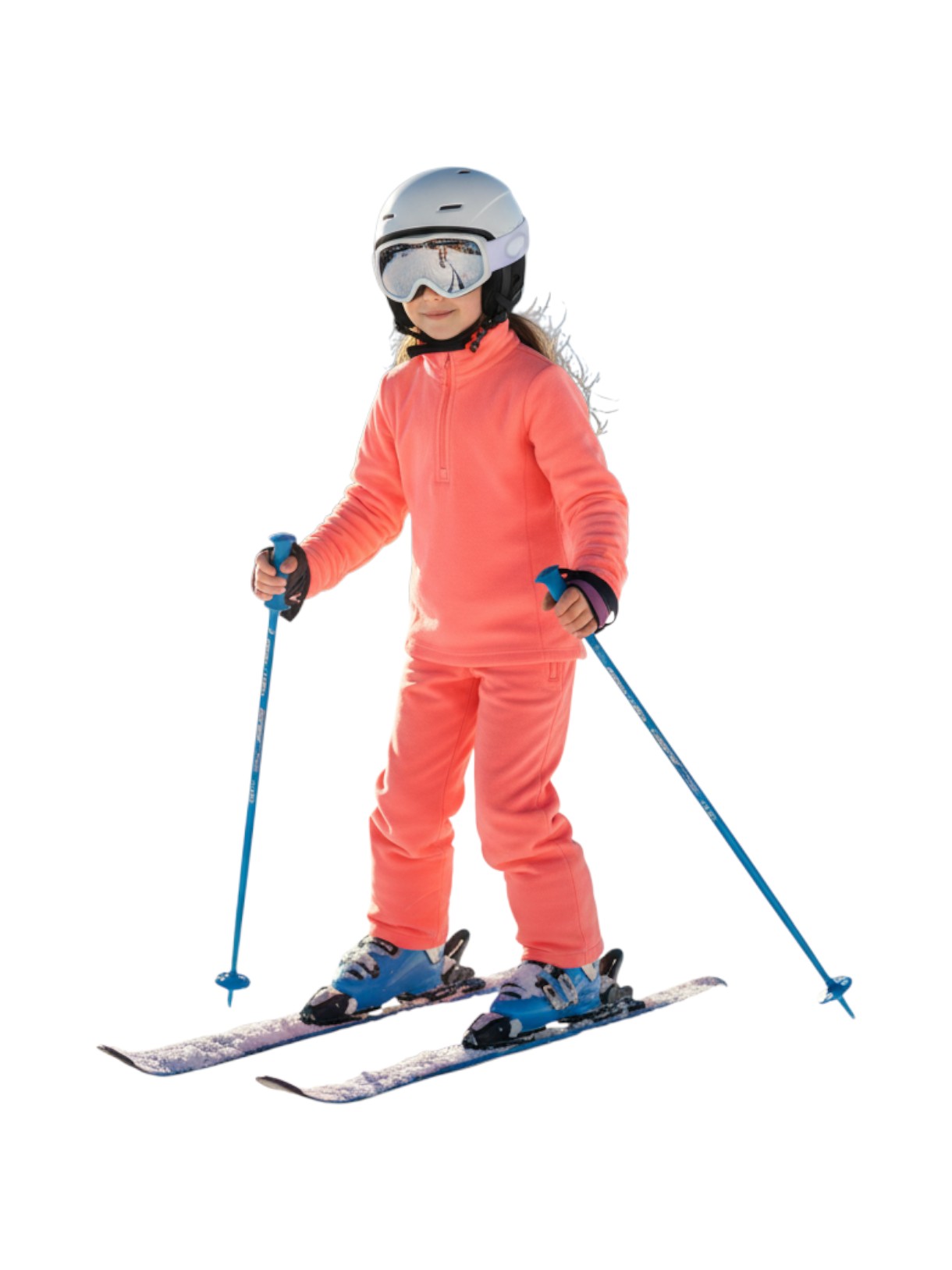 Mädchen Artic Fleece Skipulli mit Stehkragen 5