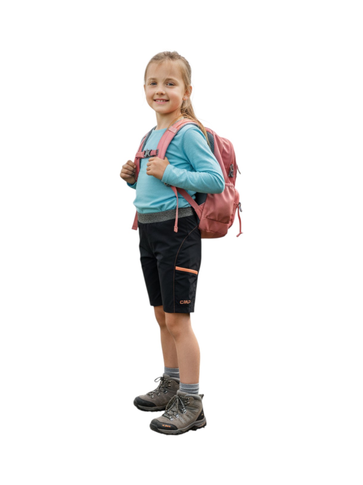Mädchen Bermuda Stretch Wandershorts mit Dry Function 5
