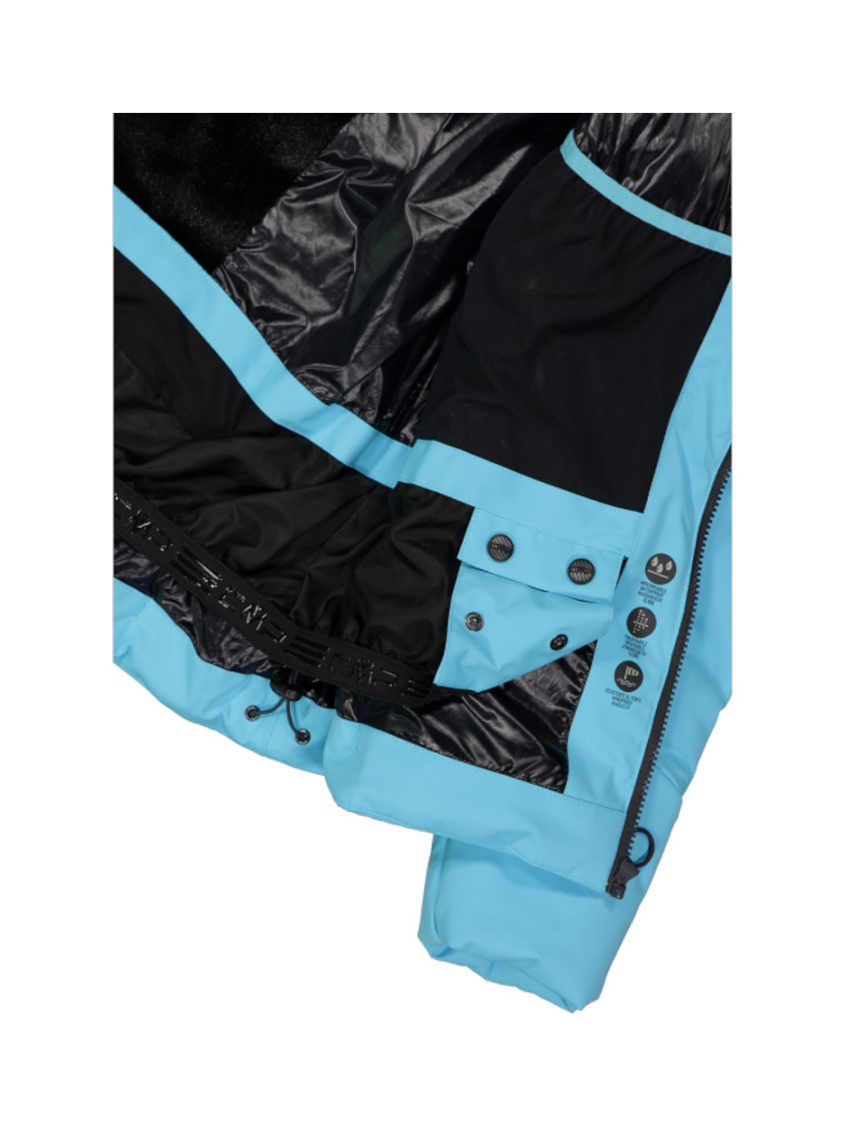 wattierte Damen Skijacke mit Clima Protect und Kapuze 5