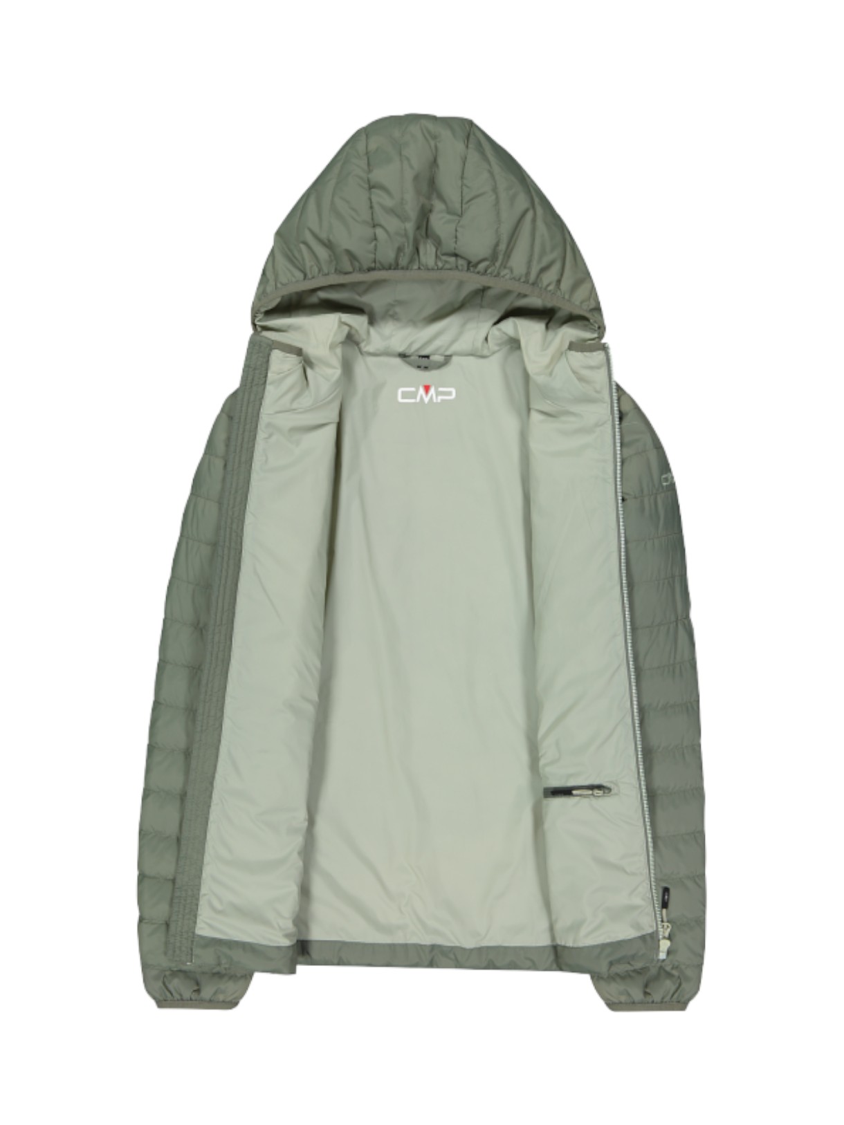 Wattierte Damen Stepp Jacke mit Feel Warm Flat und Kapuze 5