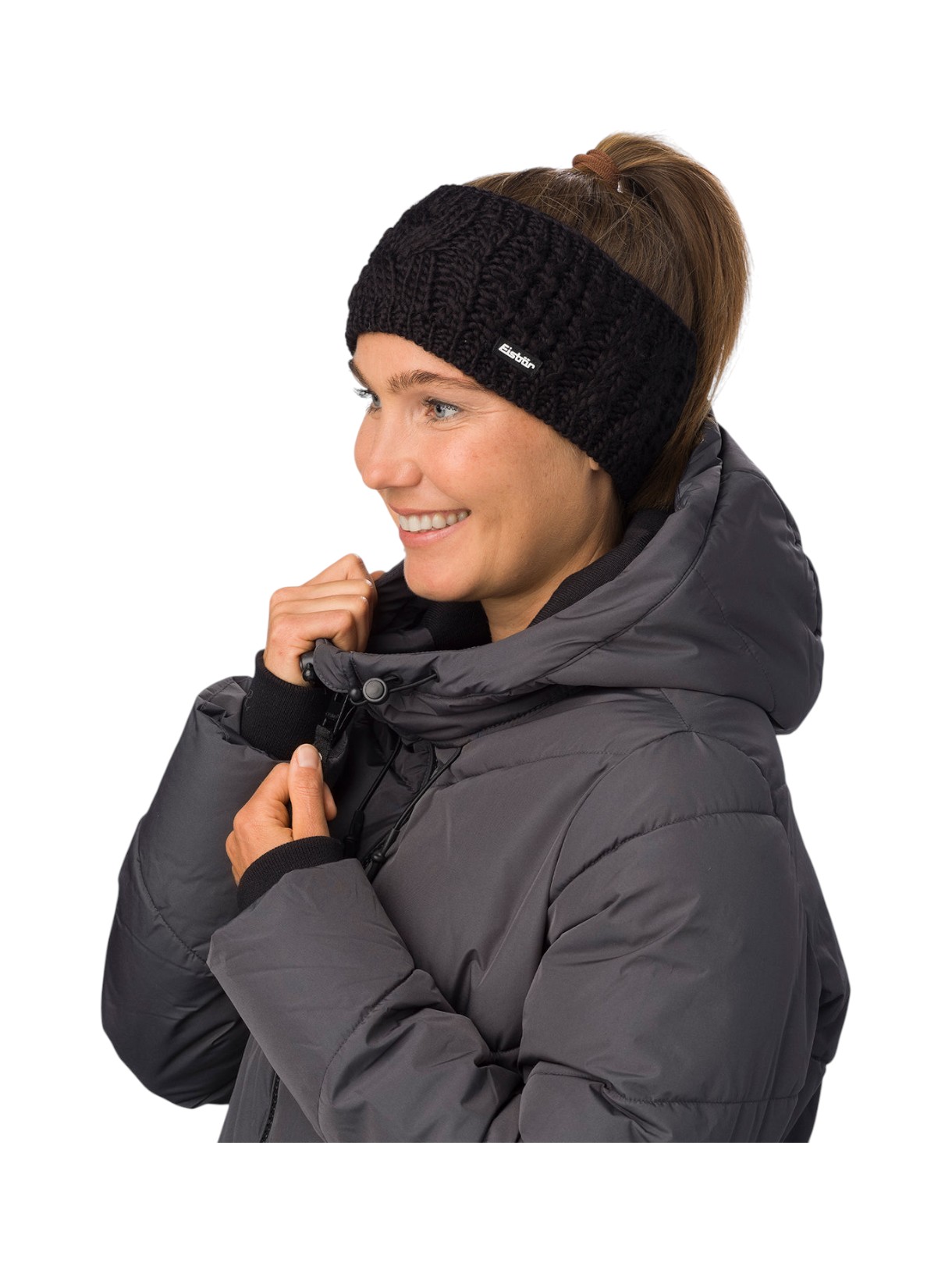 Afra Fleece Strick Stirnband mit Merinowolle 5