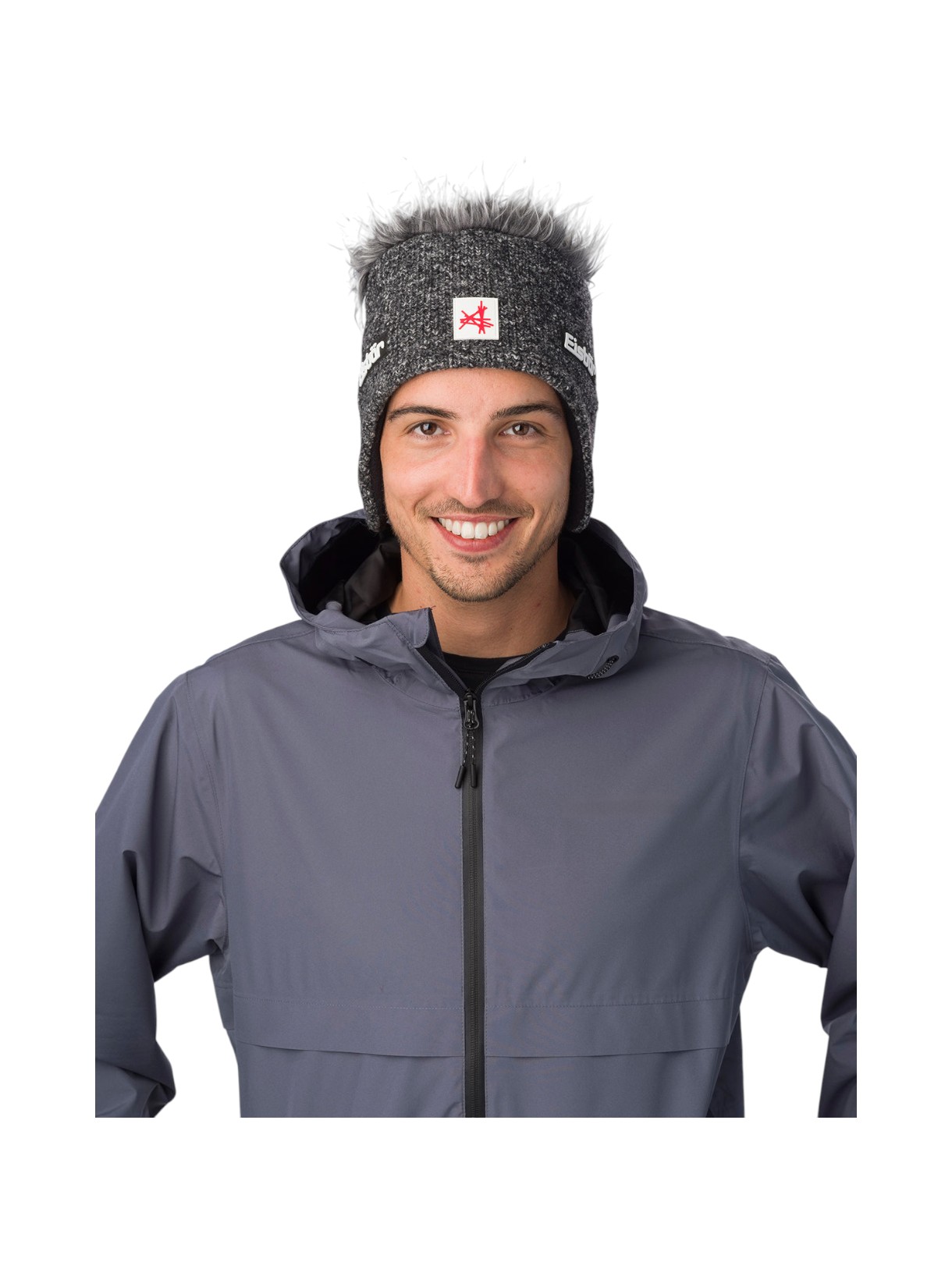 Cocker Fleece Ski Austria Mütze mit Kunstfell Haaren 5