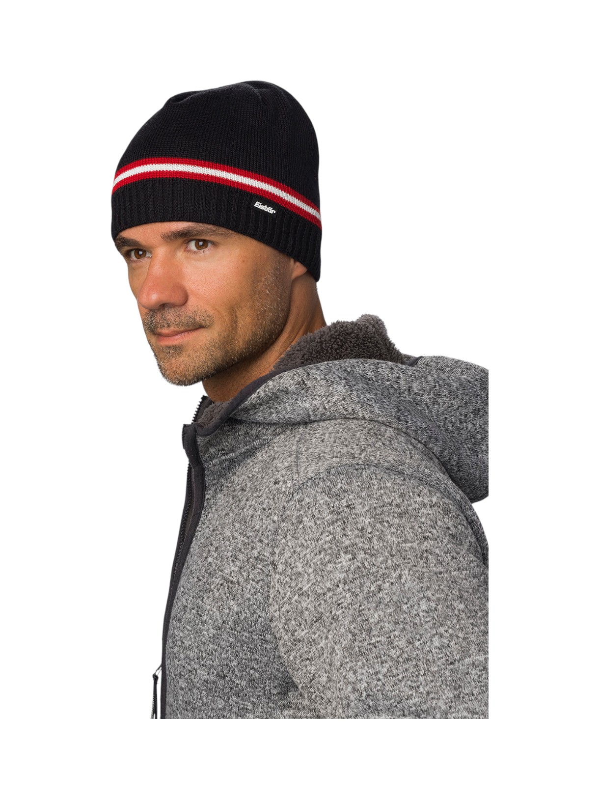 Mountain XL Herren Fleece Mütze mit Merinowolle 5