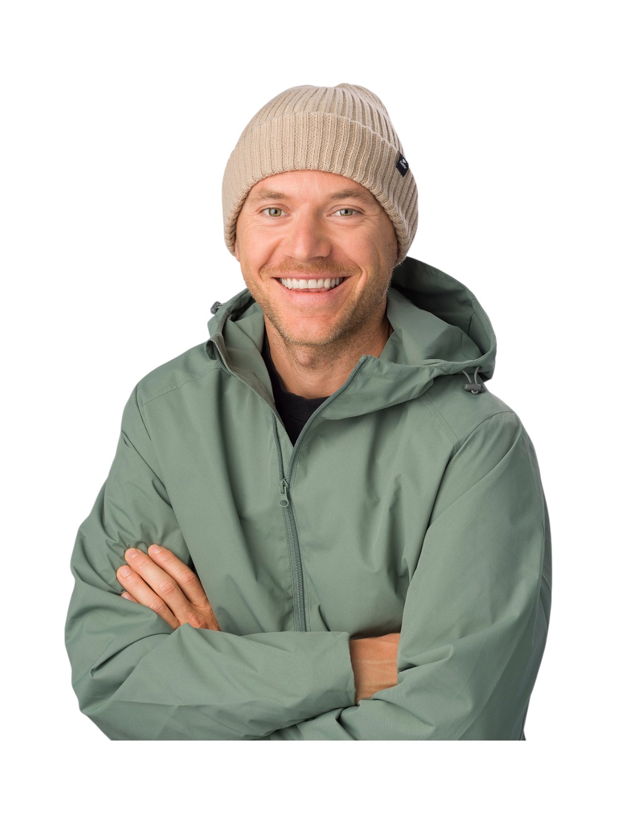 Ripp Strick Mütze 2.0. mit Außenumschlag 5