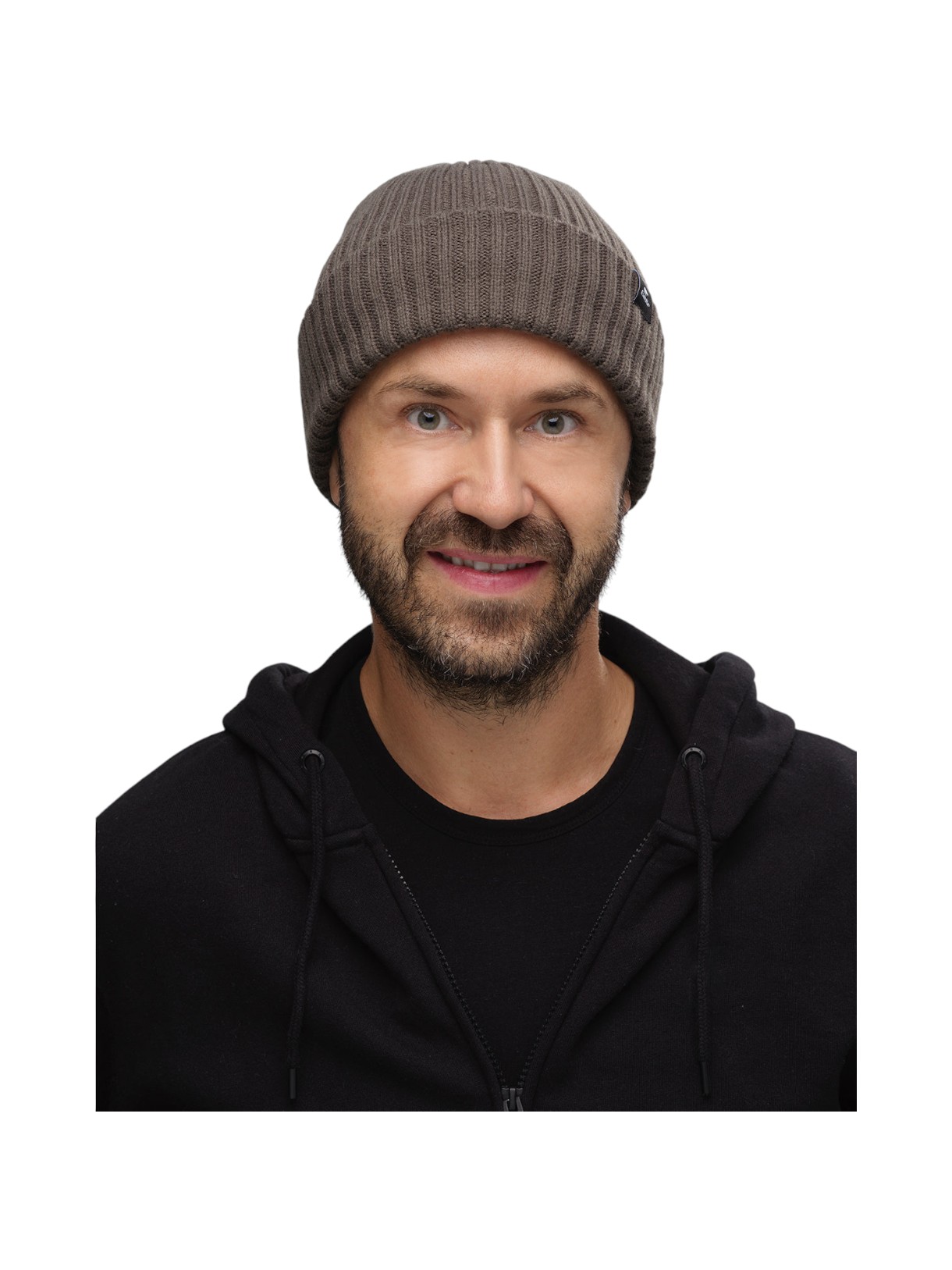 Ripp Strick Mütze 2.0. mit Außenumschlag 5