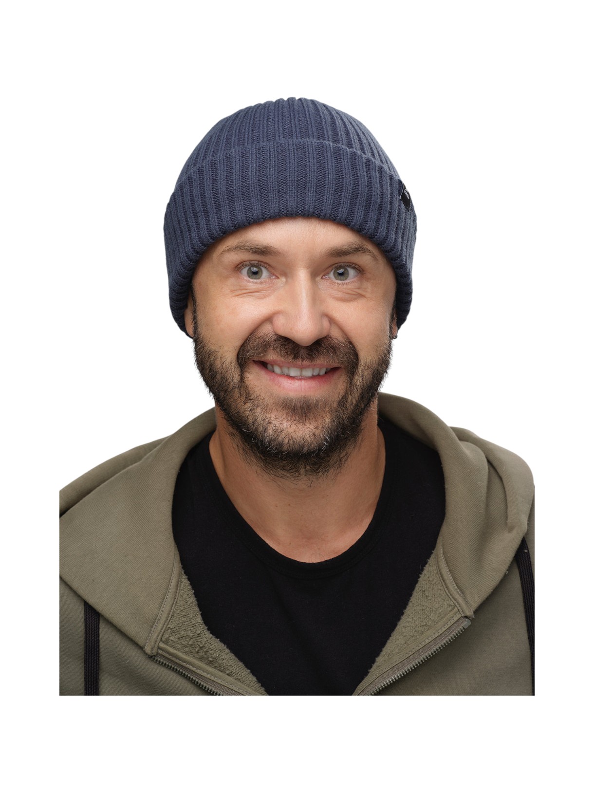 Ripp Strick Mütze 2.0. mit Außenumschlag 5