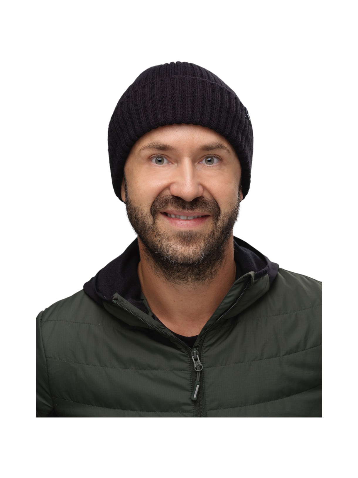 Ripp Strick Mütze 2.0. mit Außenumschlag 5