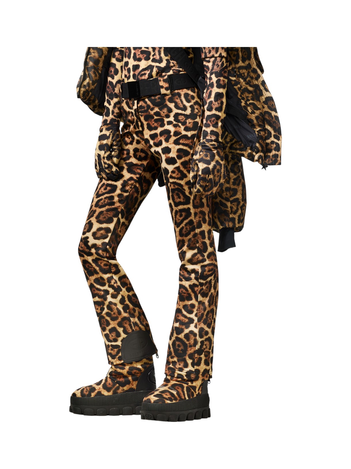 Minou Damen Softshell Skihose mit Allover Print 5