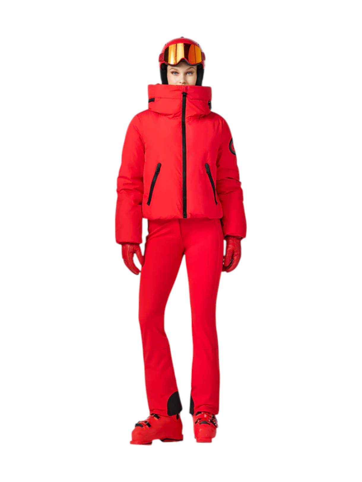 Porter Damen Daunen Skijacke mit Kapuze 5
