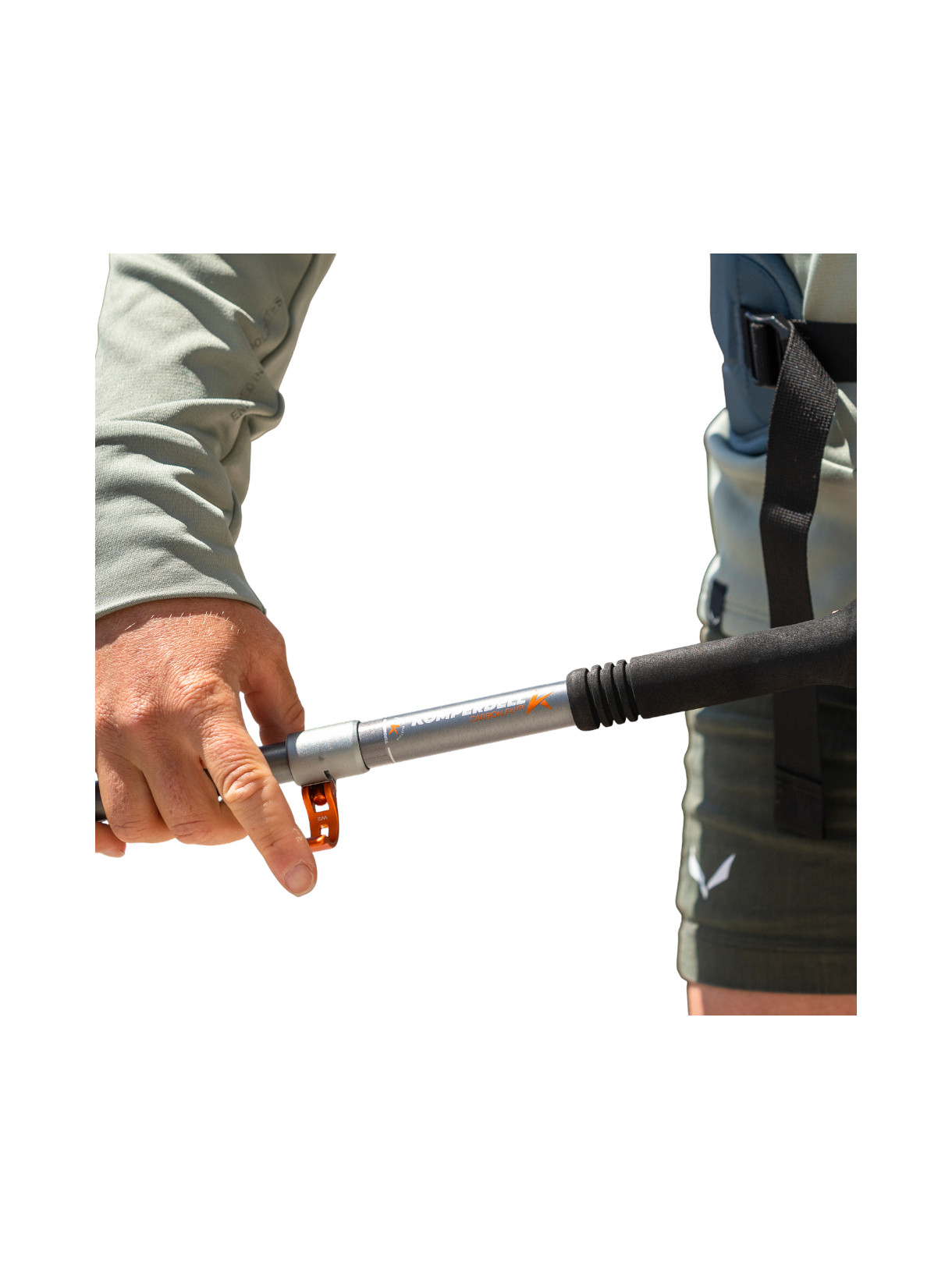 FX Lite Ti Vario Wanderstock 40 cm Packmaß Länge 115-135 cm verstellbar 5