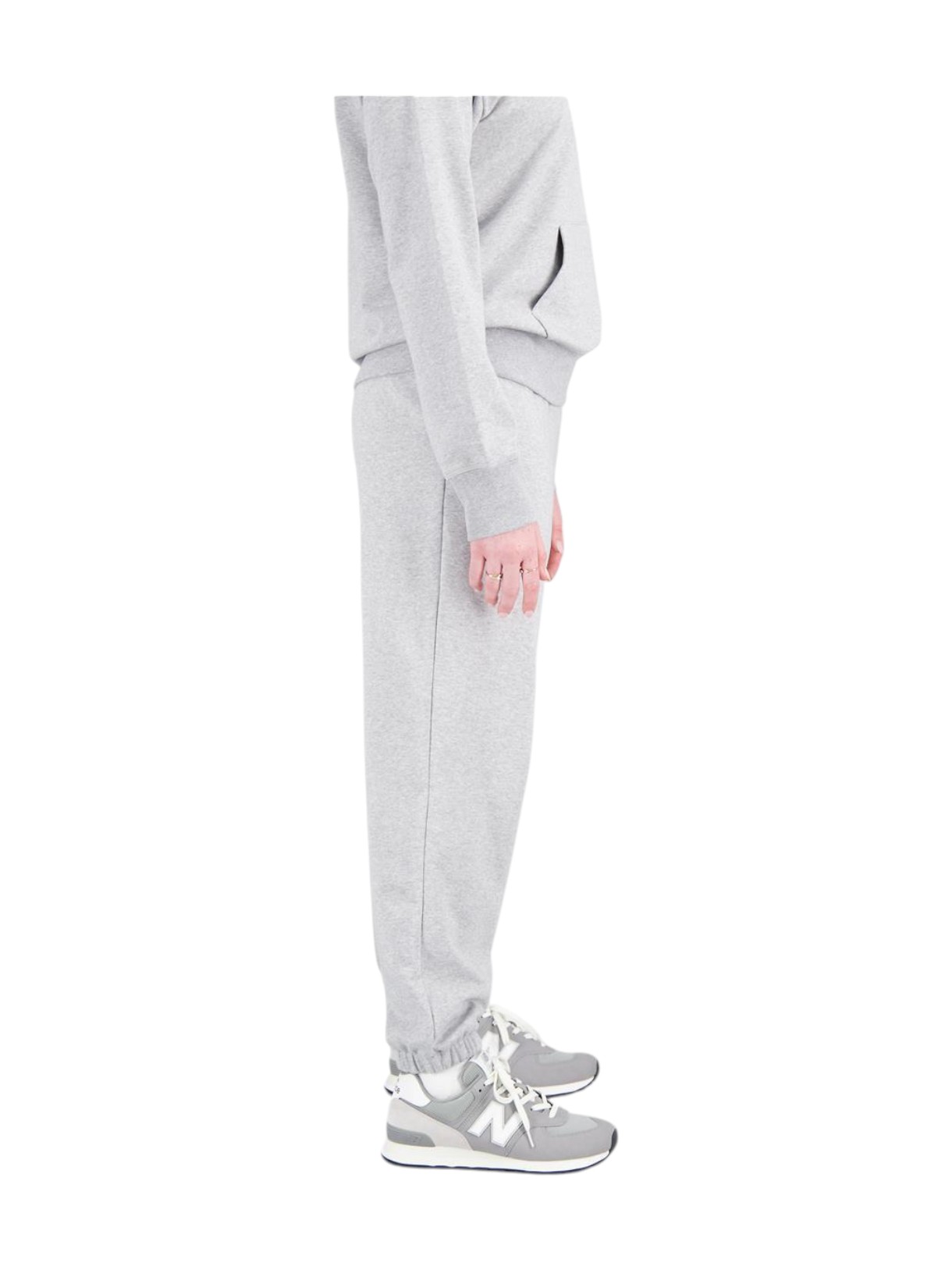 NEW BALANCE Essentials Stacked Logo Damen Jogginghose 5