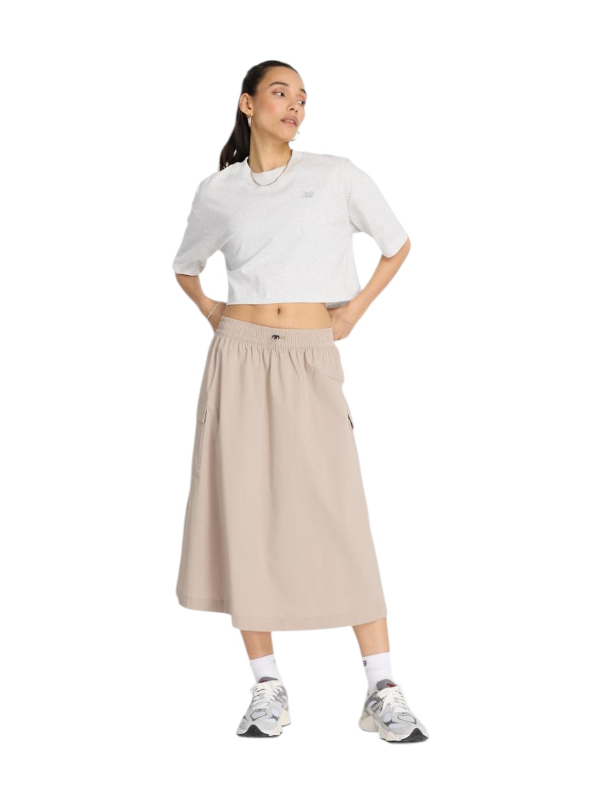 Logo Relaxed Jersey Damen T-Shirt 5