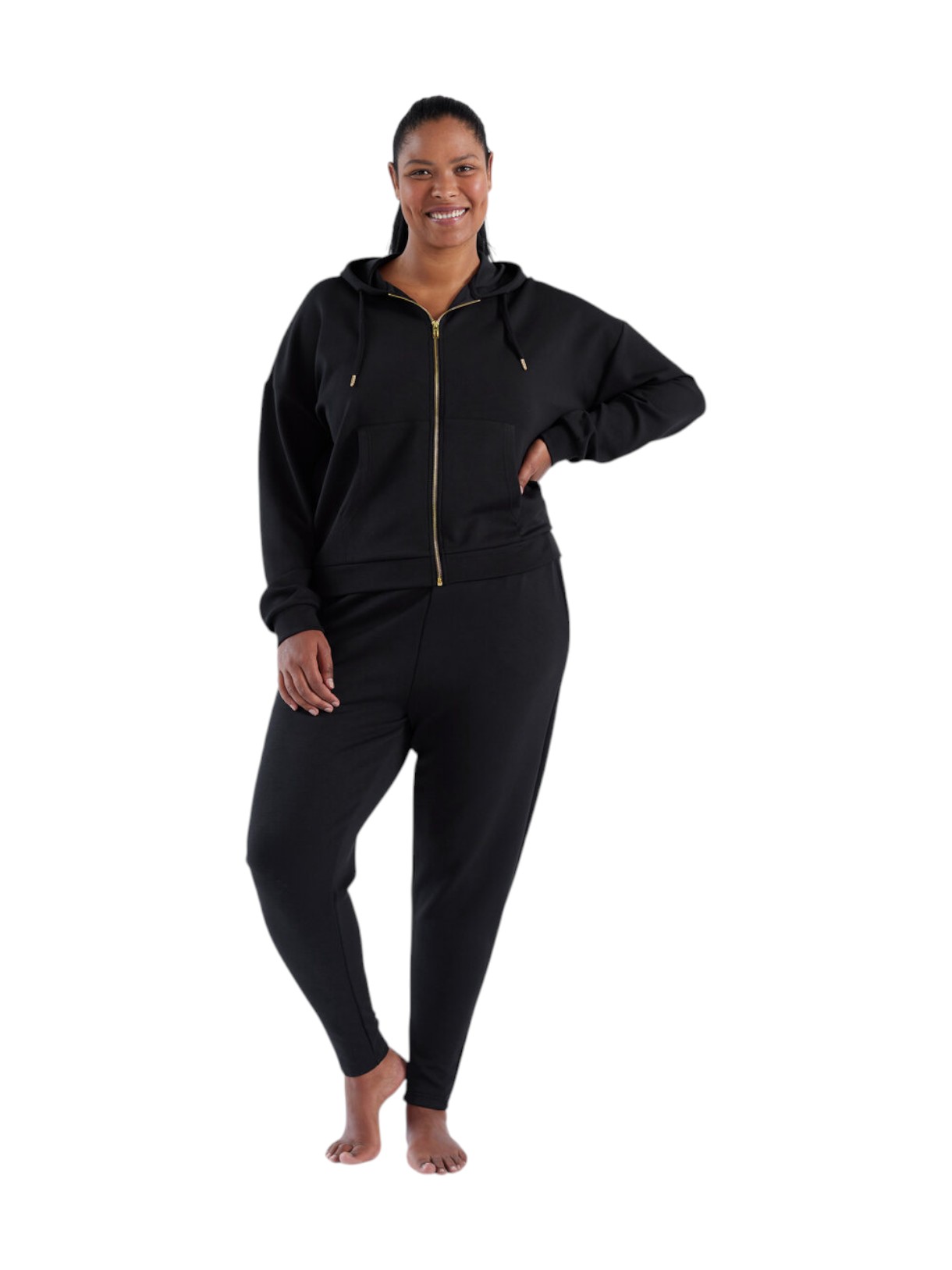 Tiamo Damen Sweat Hose Plus Size 5