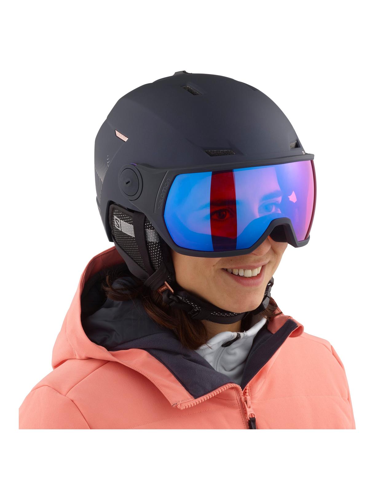 Icon LT Visor Skihelm mit integriertem Visier 5