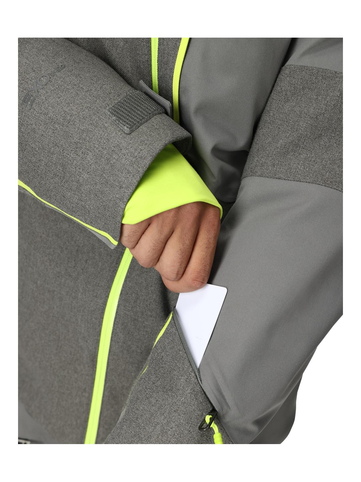 Leader Herren Skijacke mit abnehmbarer Kapuze 5