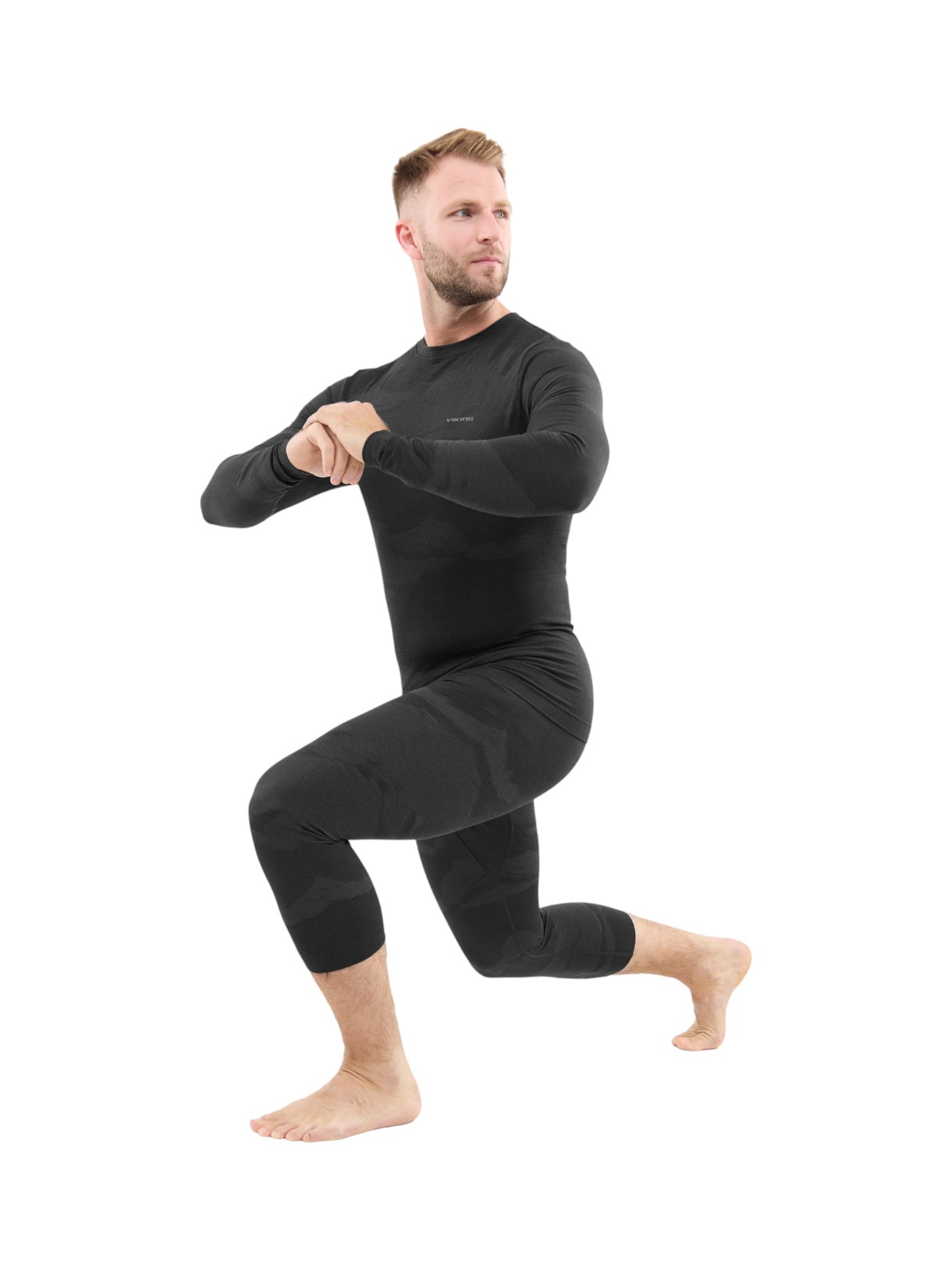 Base Layer Gasher Herren 3/4 Merino Unterwäsche Set 5