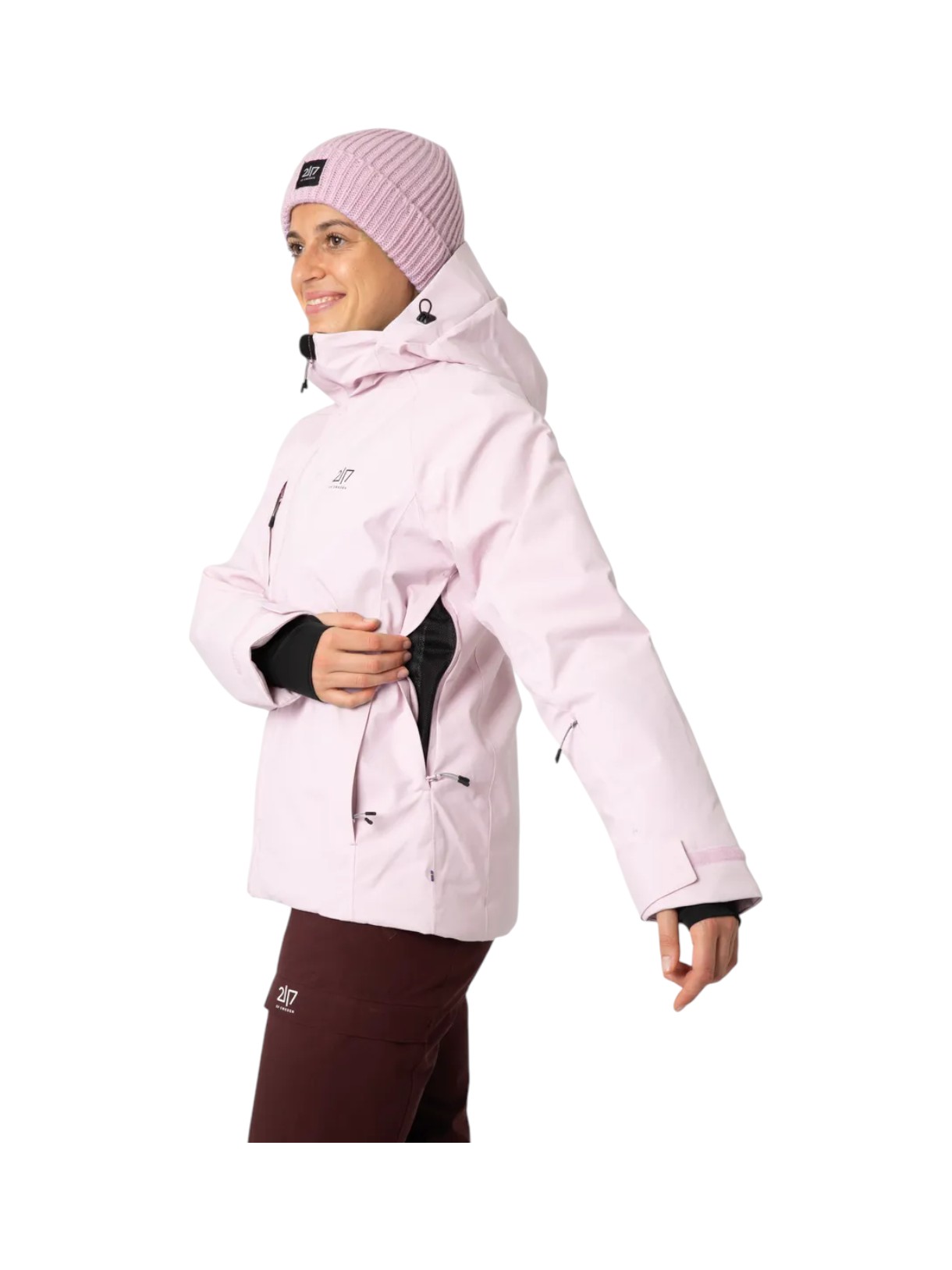 Edum Damen Skijacke mit Kapuze 6