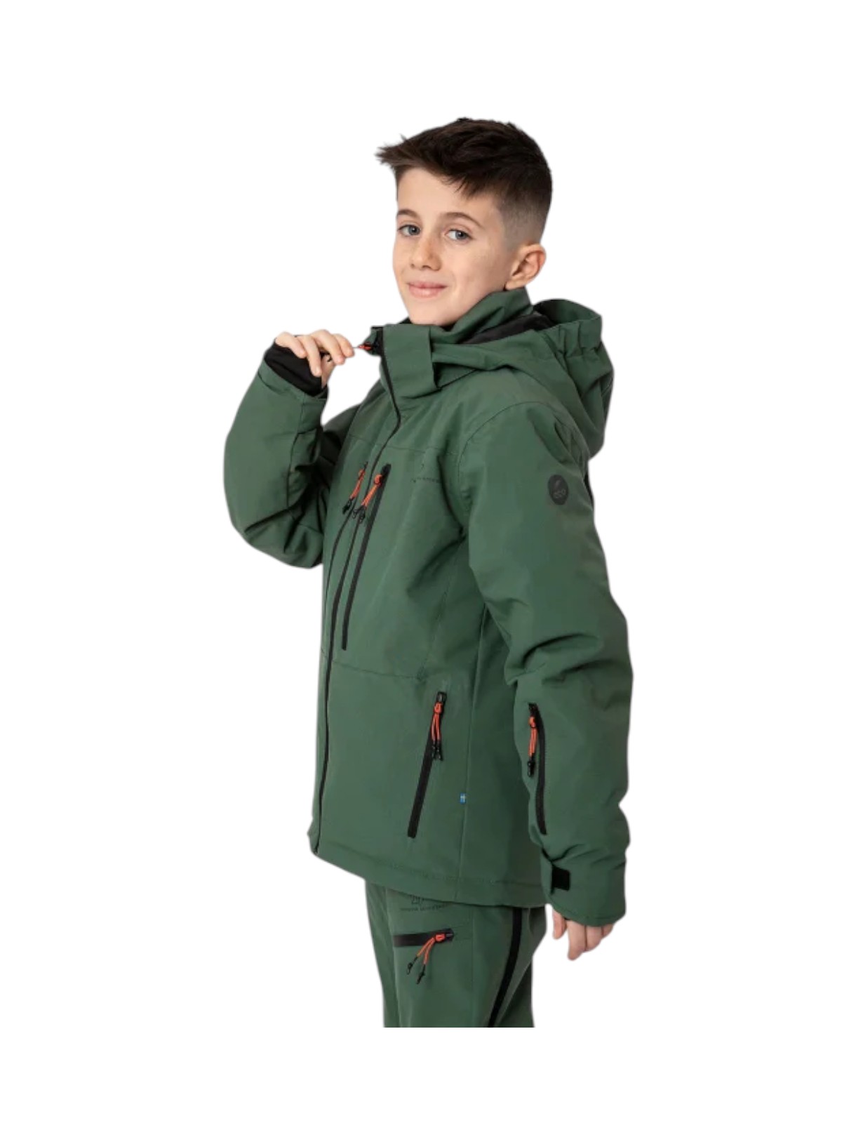 Langas Kinder Skijacke mit abnehmbarer Kapuze 6