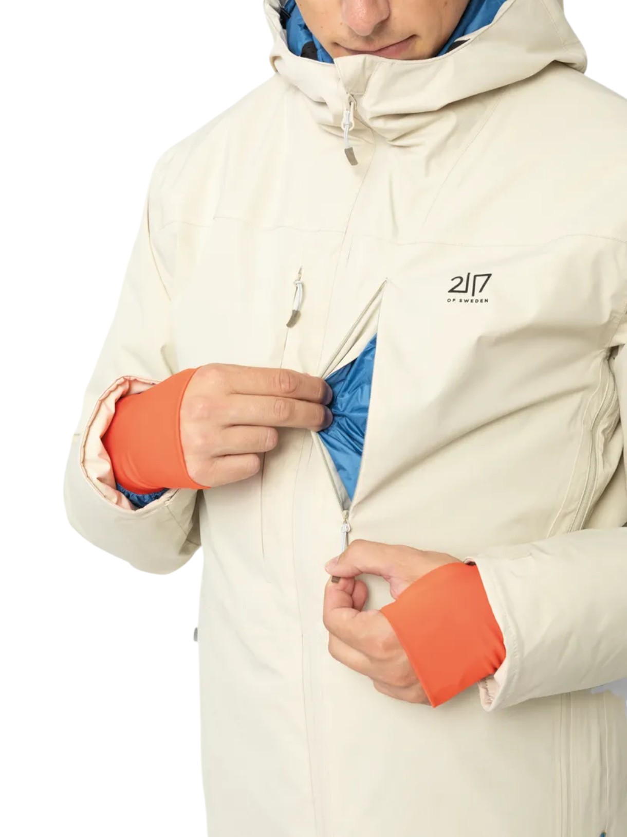 Nausta Herren Skijacke mit Kapuze 6
