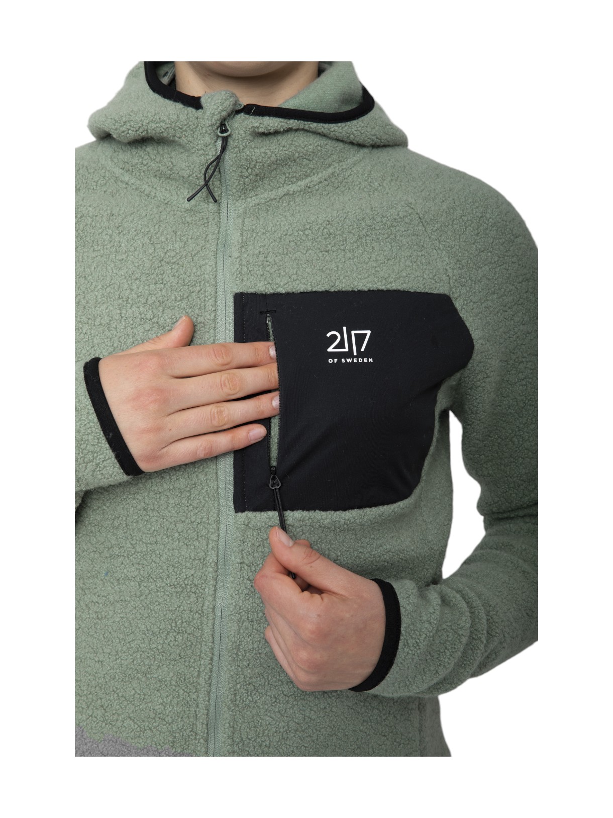 Skord Pile Damen Woll Fleece Hoodie 6