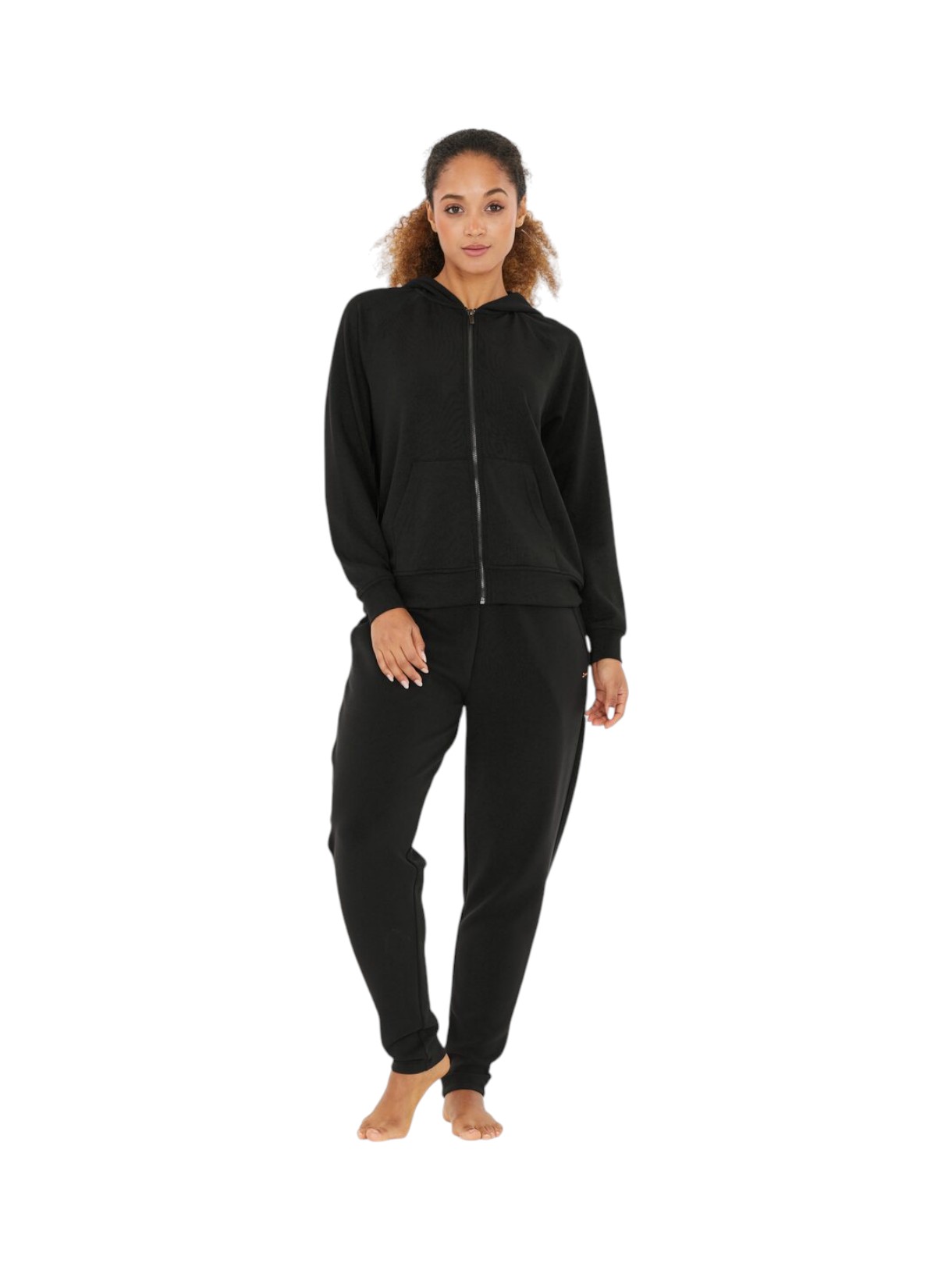 Jacey Damen Full Zip Sweat Jacke mit Kapuze 6