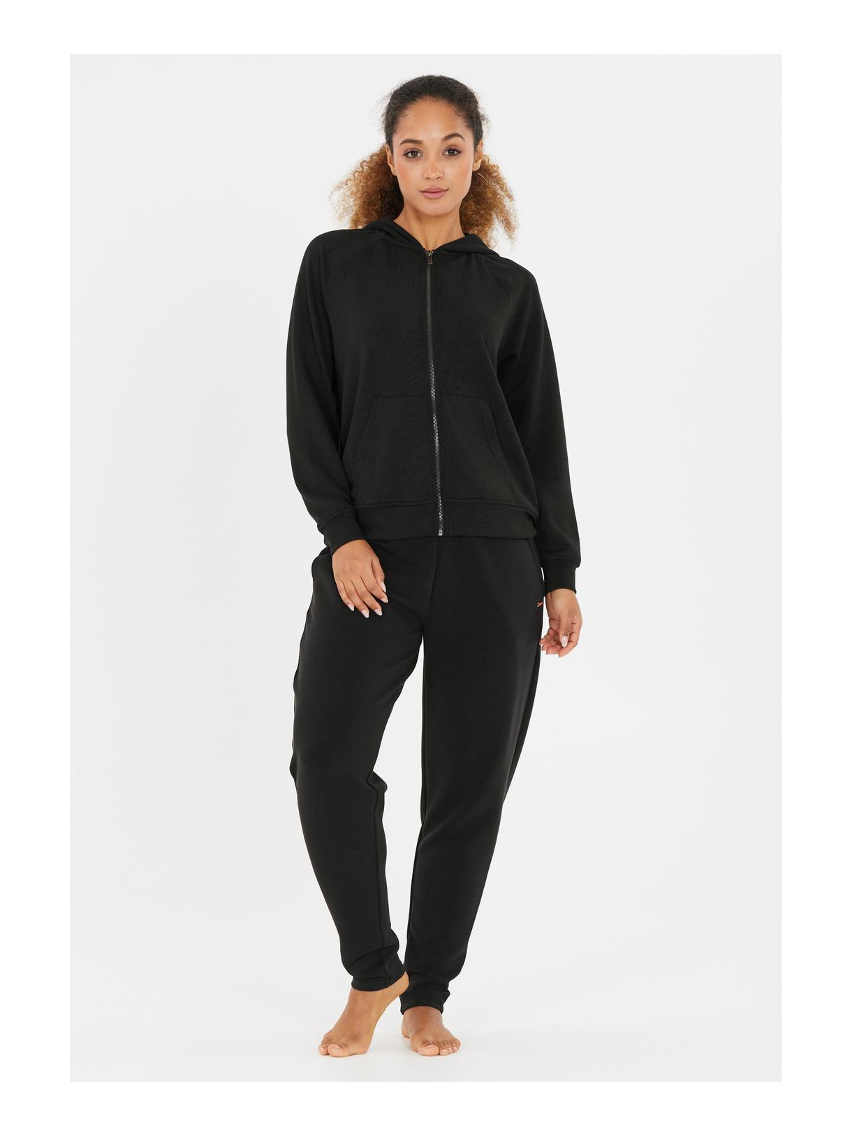 Jacey Damen Full Zip Sweat Jacke mit Kapuze 6