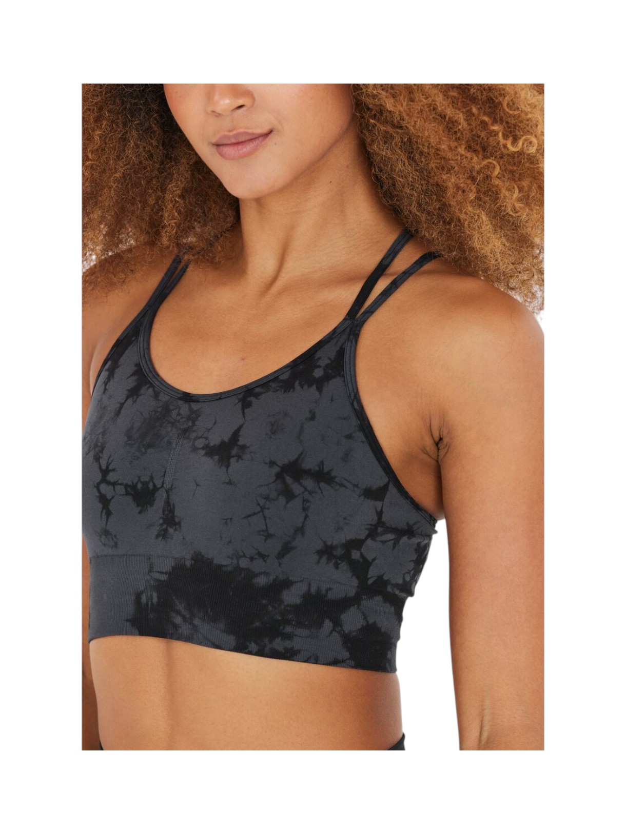 Theresa Tie Dye Seamless Damen Sport Bra 6