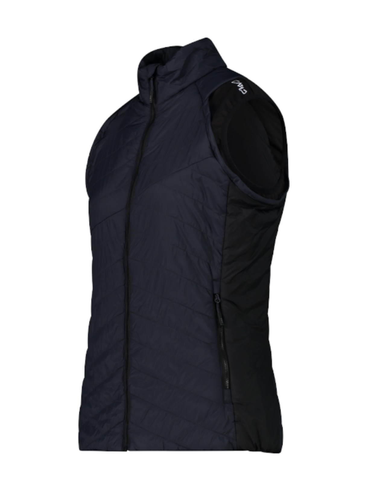 Damen Daunen Jacke mit abnehmbaren Ärmeln grau 6