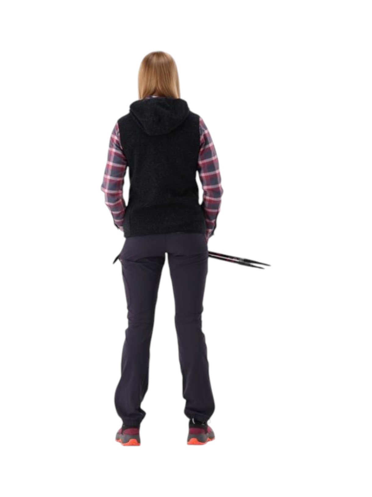 Damen Hybrid Weste aus Fleece Knit Tech 6