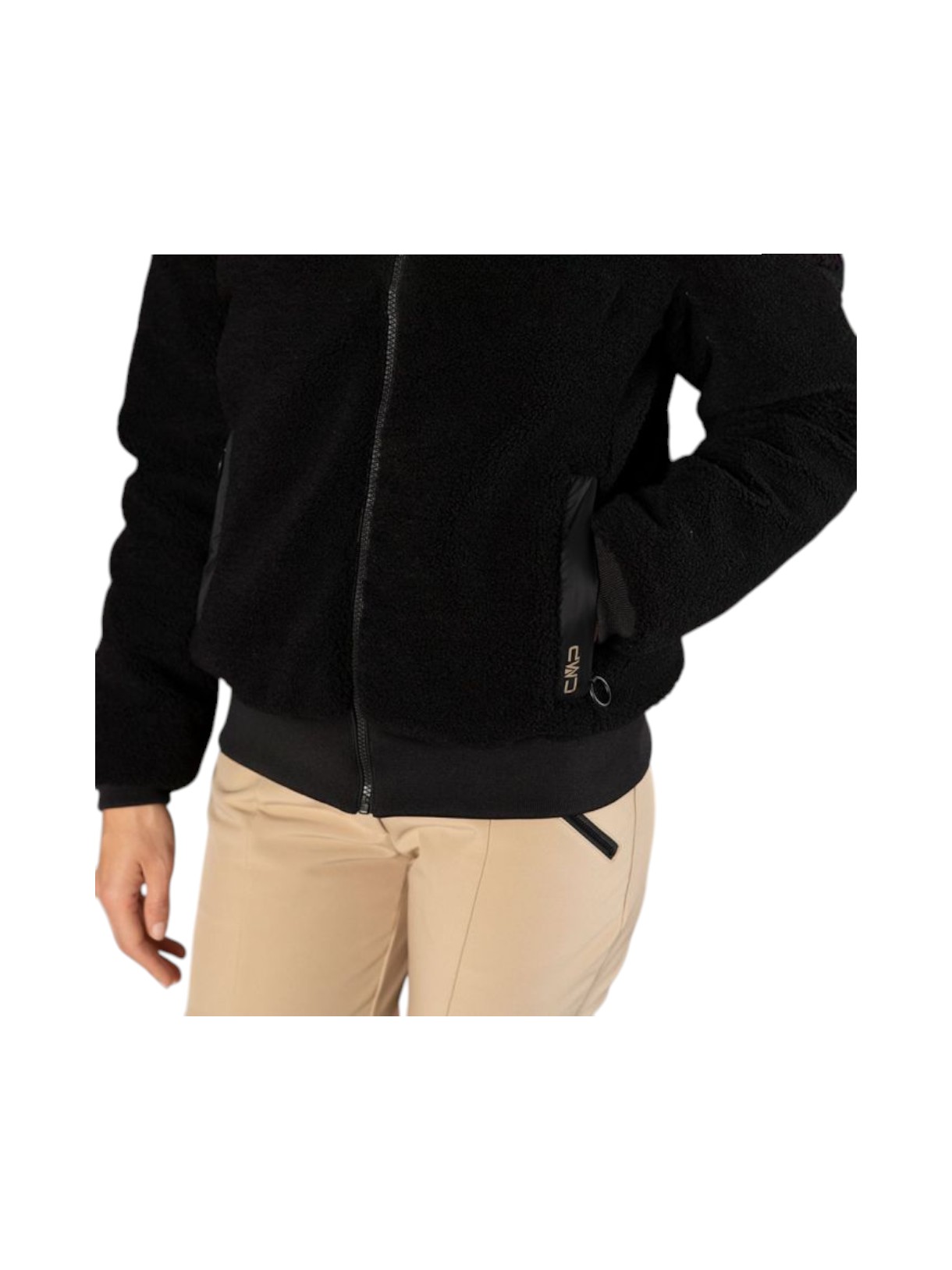 Damen Jacke aus Teddy Fur mit Kapuze 6