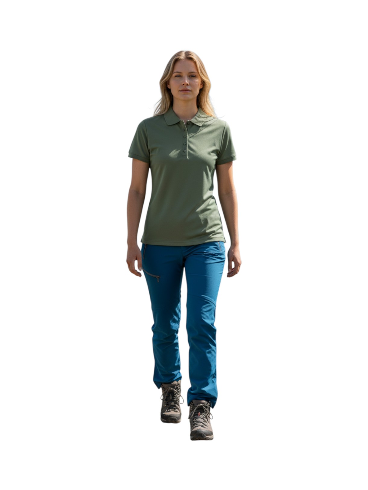 Damen Polo Shirt aus Piqué mit Dry Function 6
