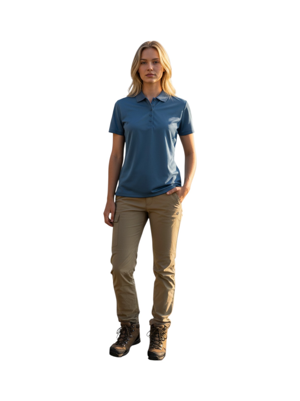Damen Polo Shirt aus Piqué mit Dry Function 6