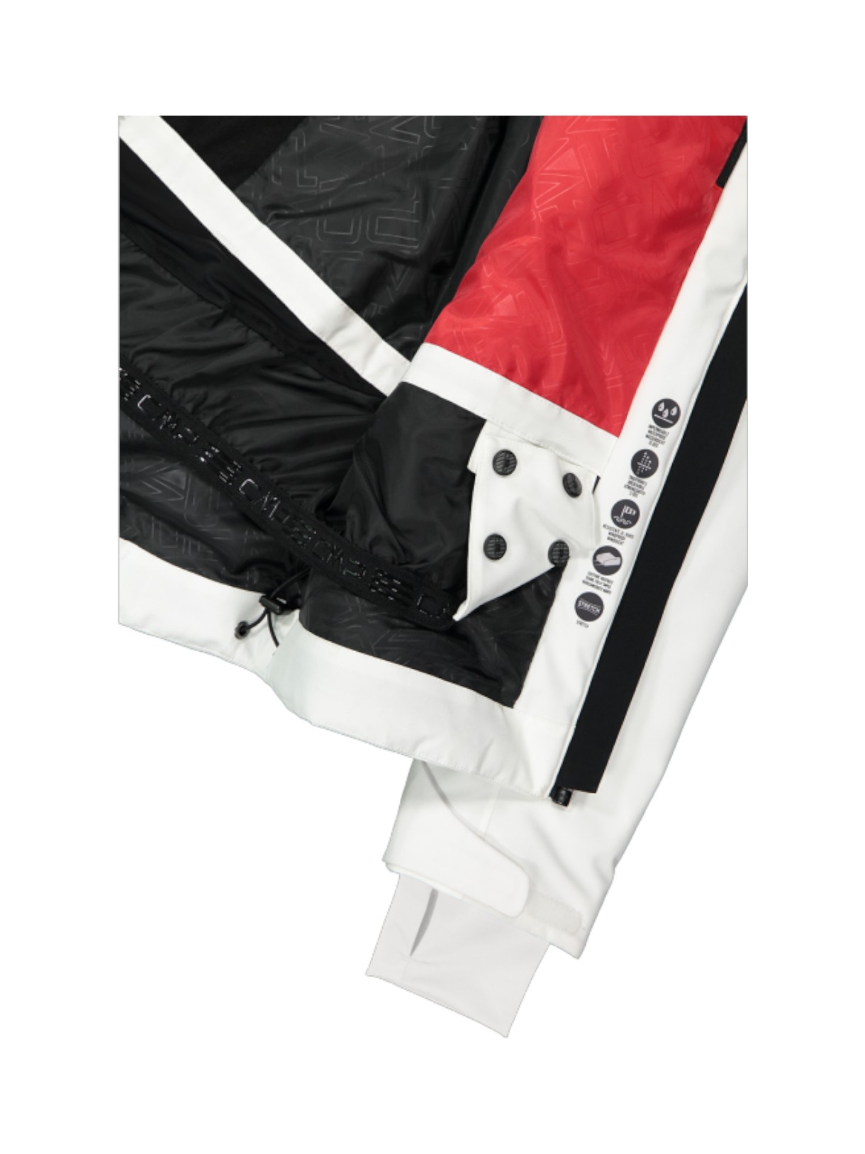 Herren Skijacke aus 4-Way-Stretch mit abnehmbarer Kapuze 6