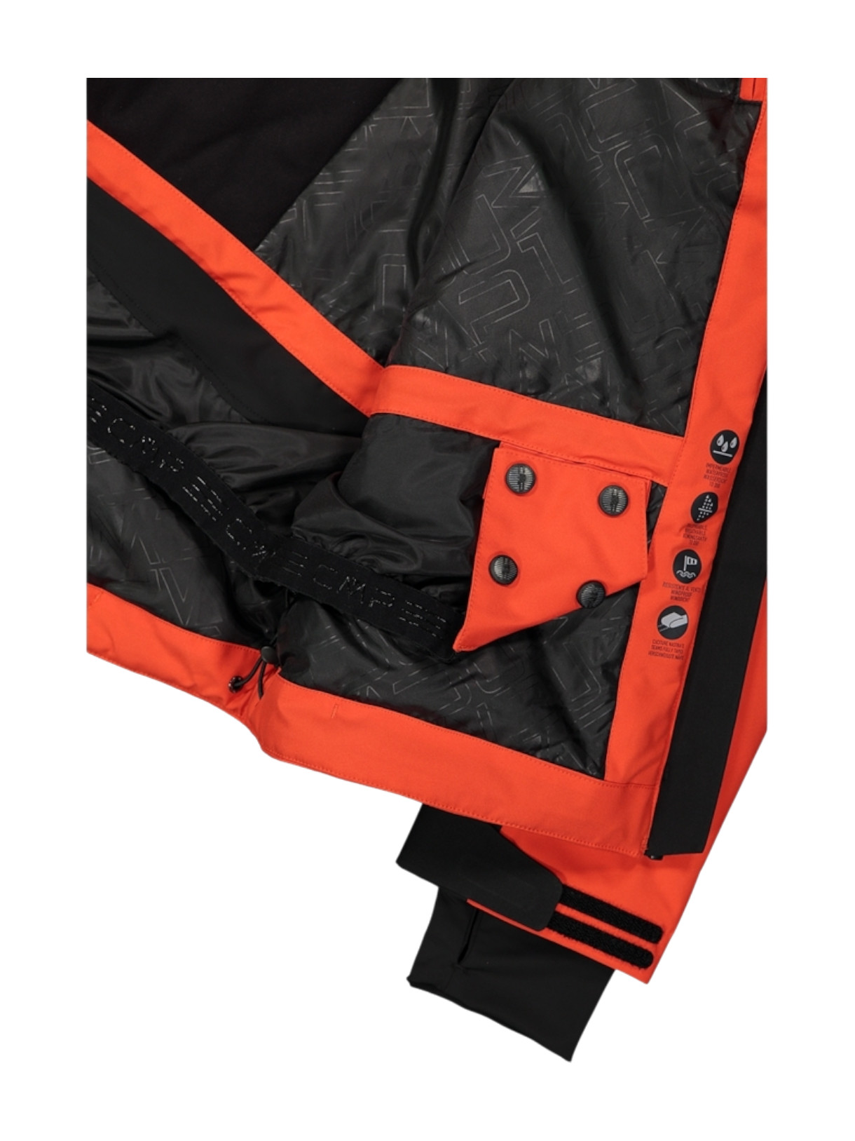 Herren Skijacke aus Twill mit abnehmbarer Kapuze 6