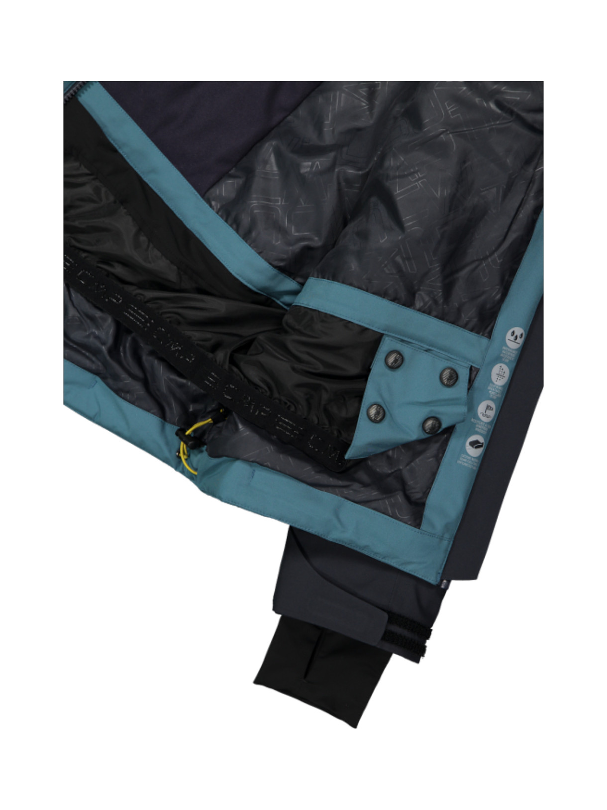 Herren Skijacke aus Twill mit Kapuze 6