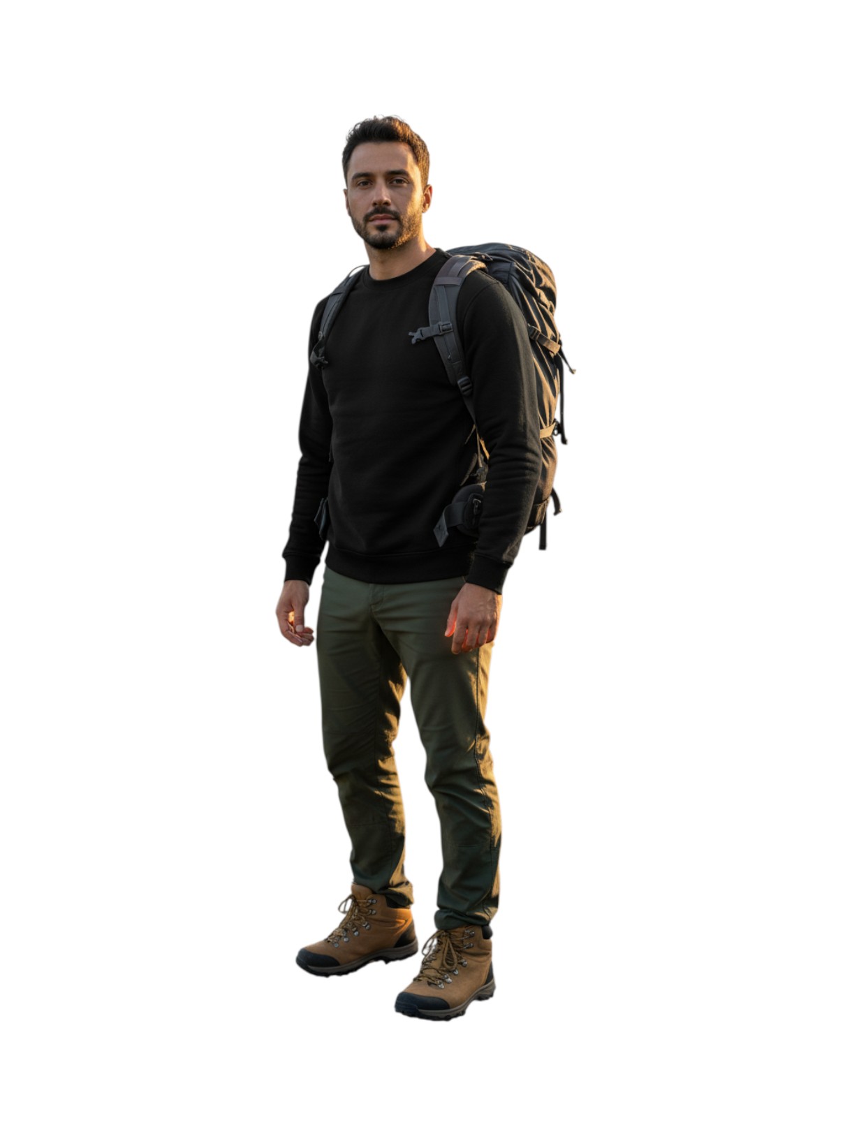 Herren Sweatshirt aus Baumwolle mit Stretch 6
