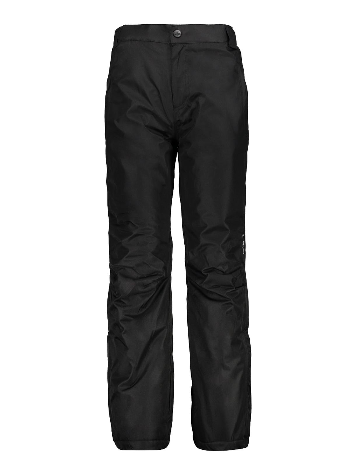 Kinder Skihose Clima Protect mit abnehmbaren Trägern schwarz 6