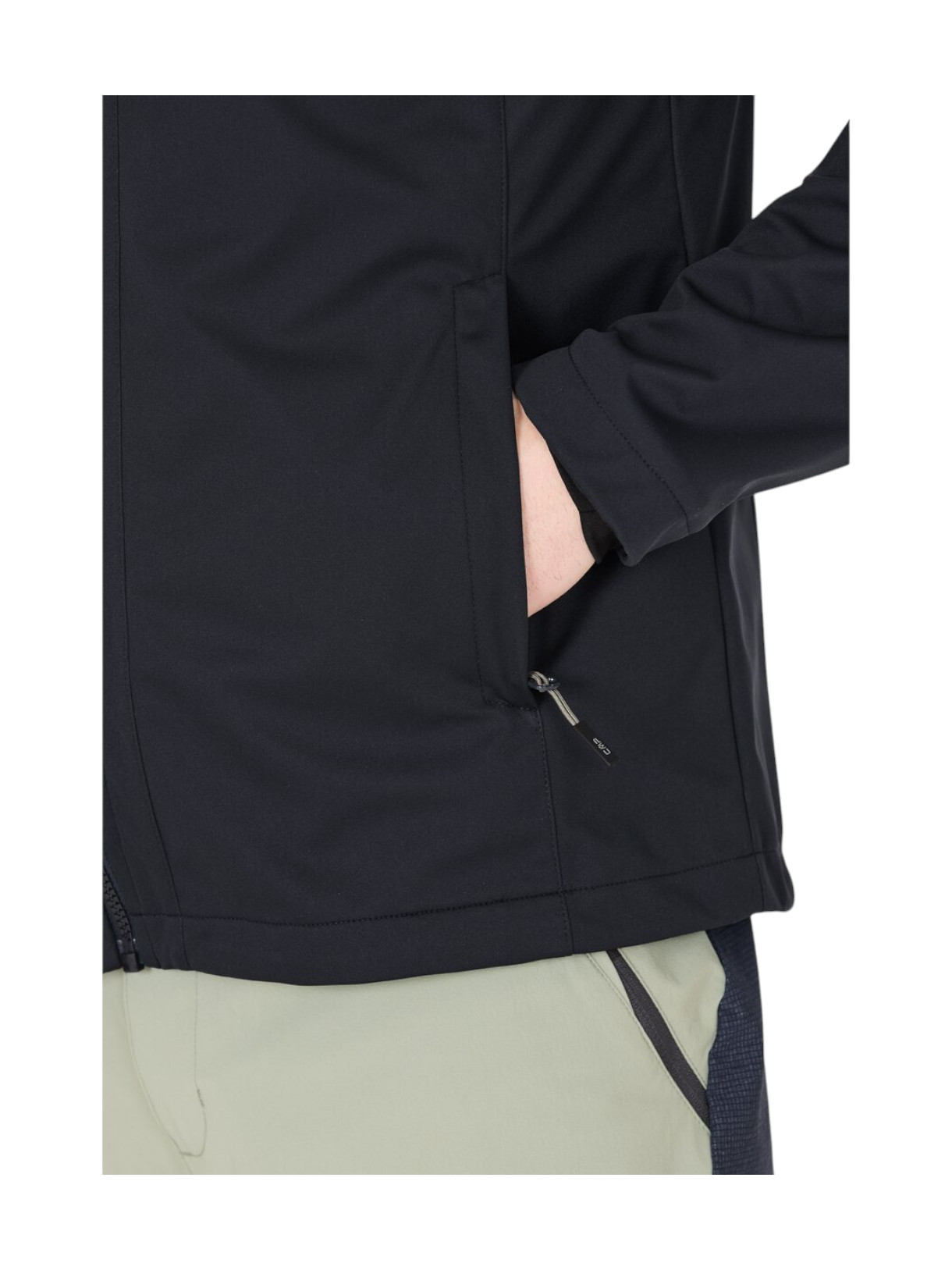 Light Softshell Herren Jacke mit abnehmbarer Kapuze 6