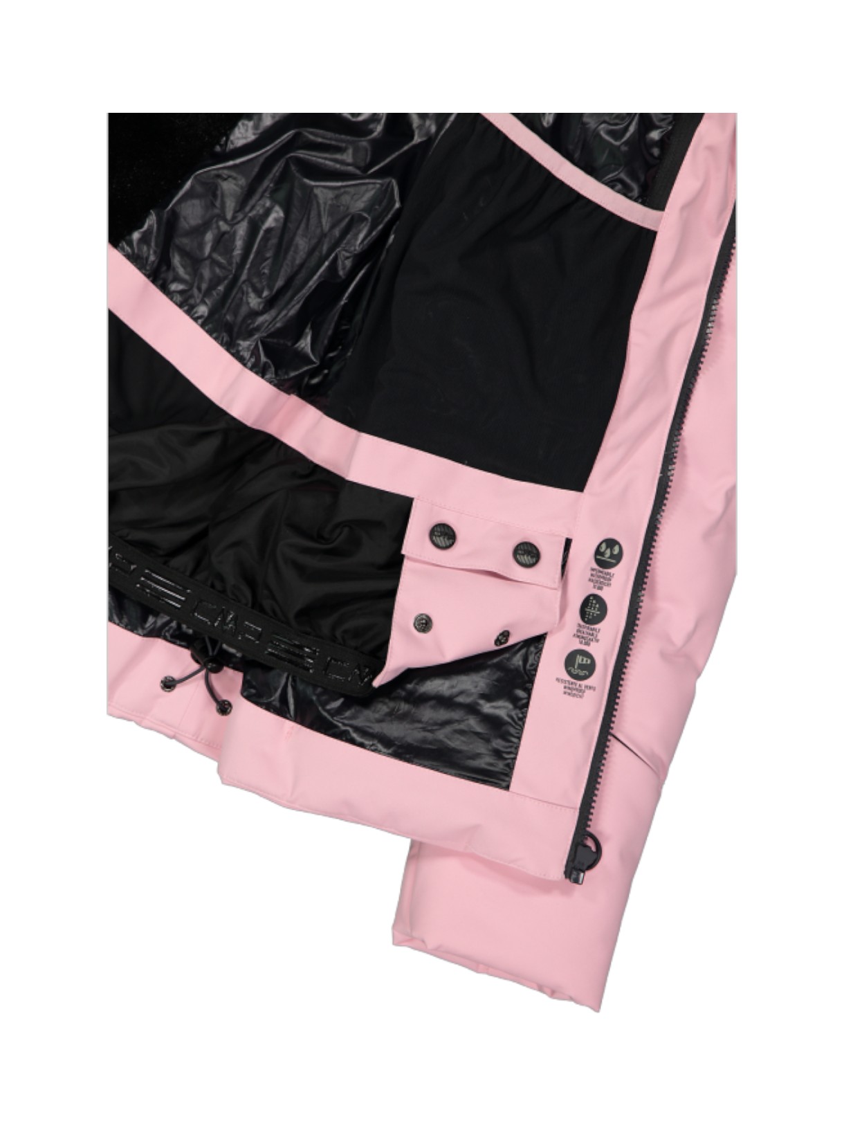 wattierte Damen Skijacke mit Clima Protect und Kapuze 6