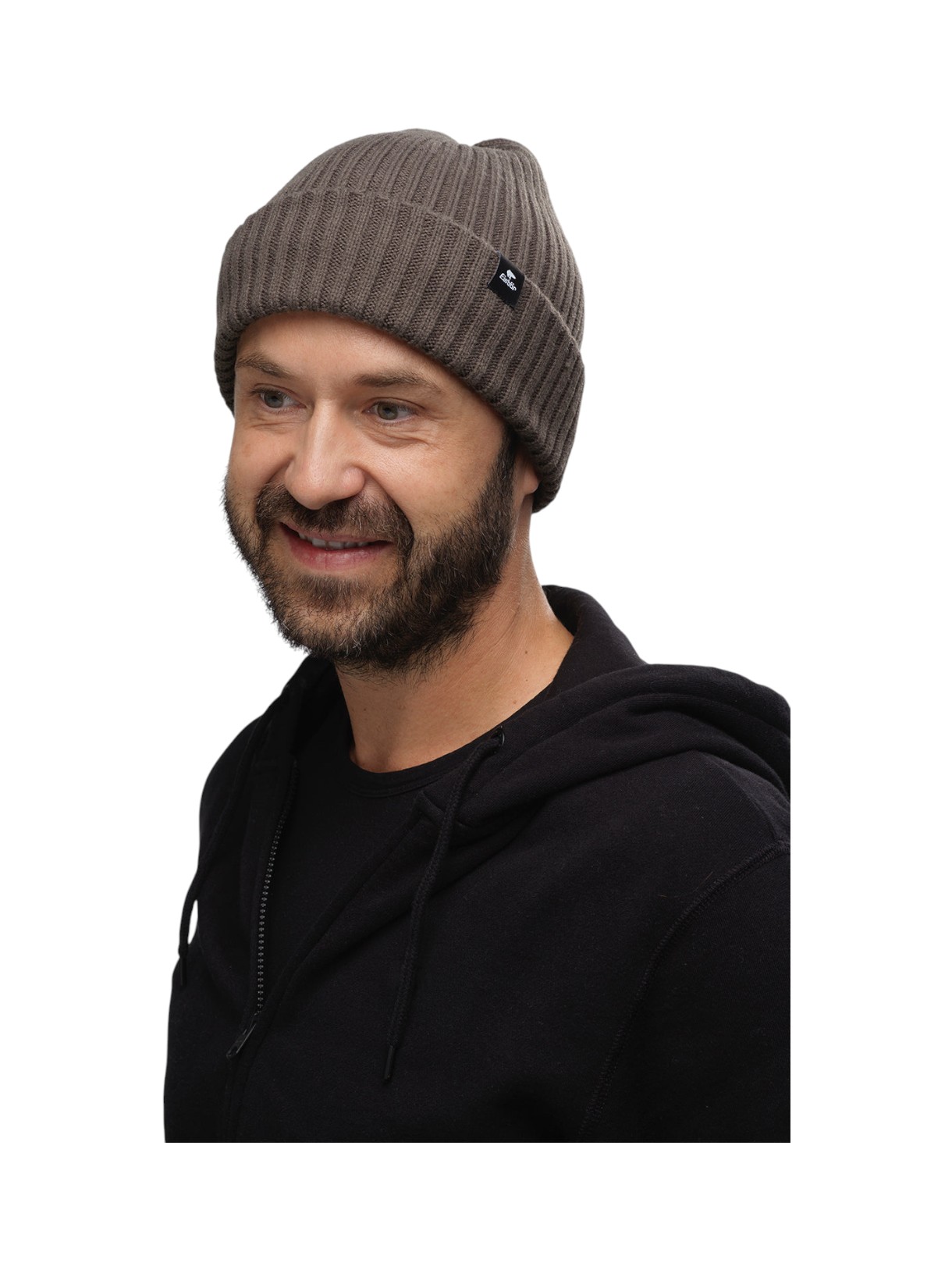 Ripp Strick Mütze 2.0. mit Außenumschlag 6