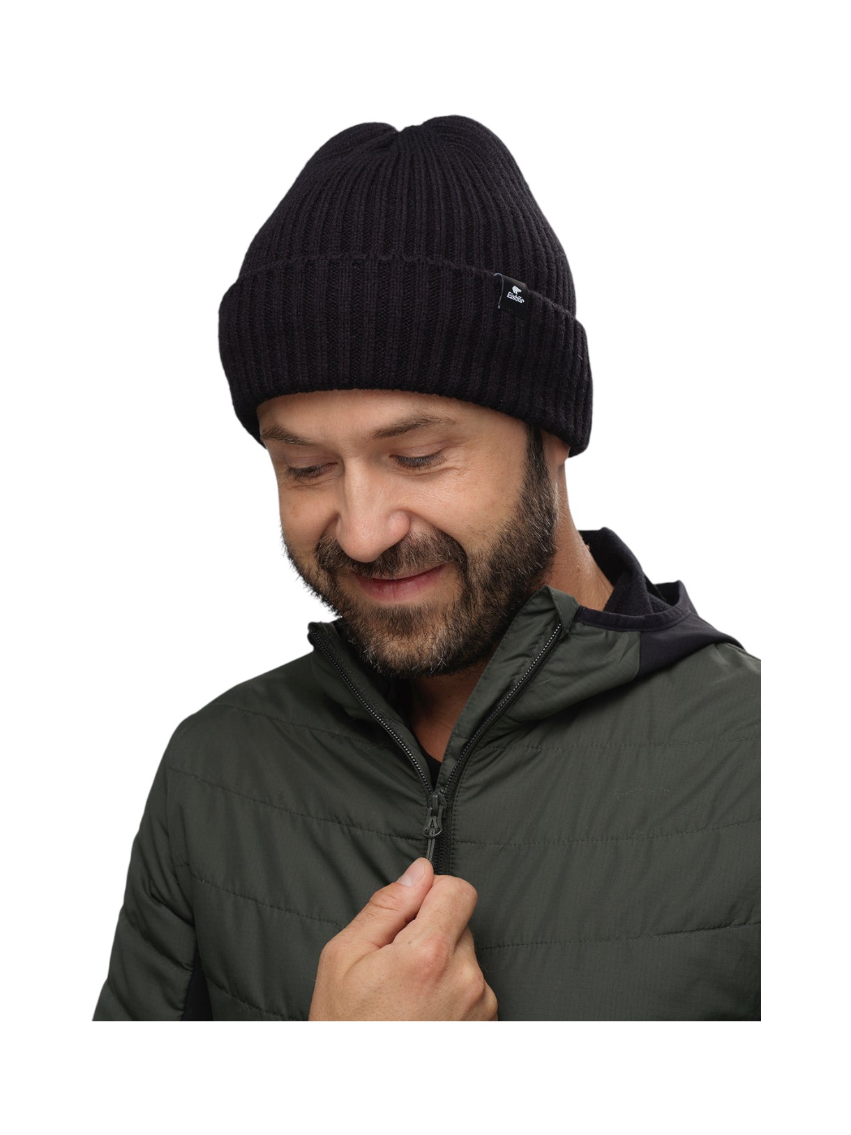 Ripp Strick Mütze 2.0. mit Außenumschlag 6